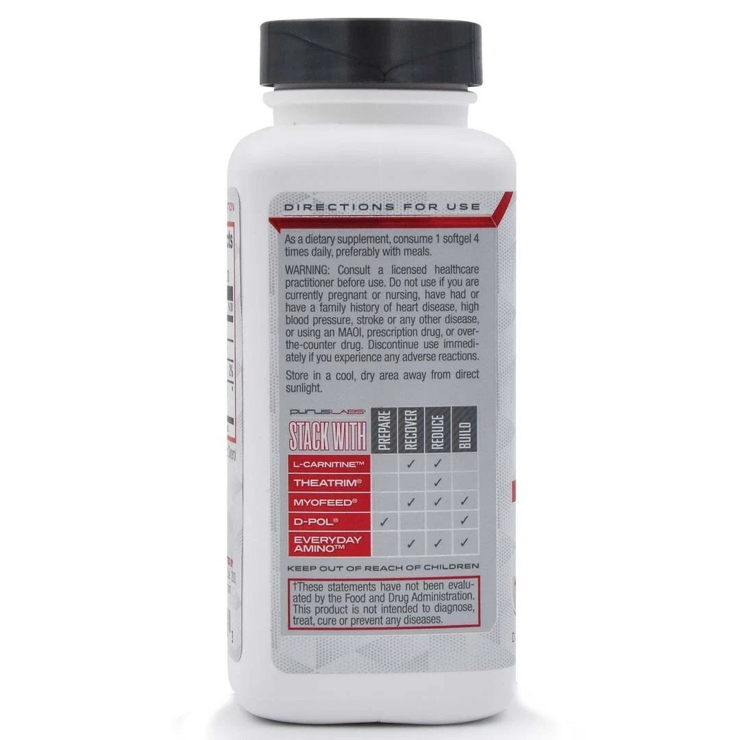 Purus Labs CLA Stim-Free, Recovery – Weight Loss – 100 Capsules