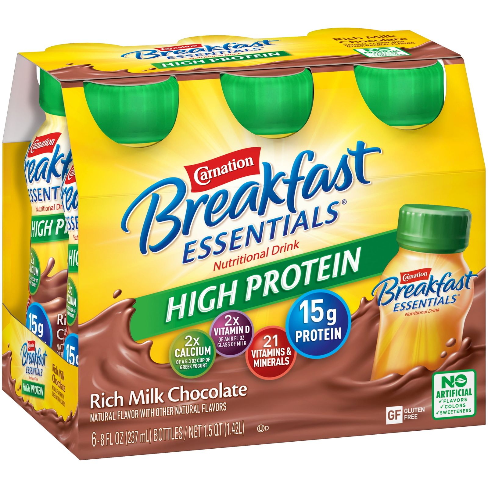 Carnation Breakfast Essentials High Protein Nutritional DrinkRich Milk Chocolate