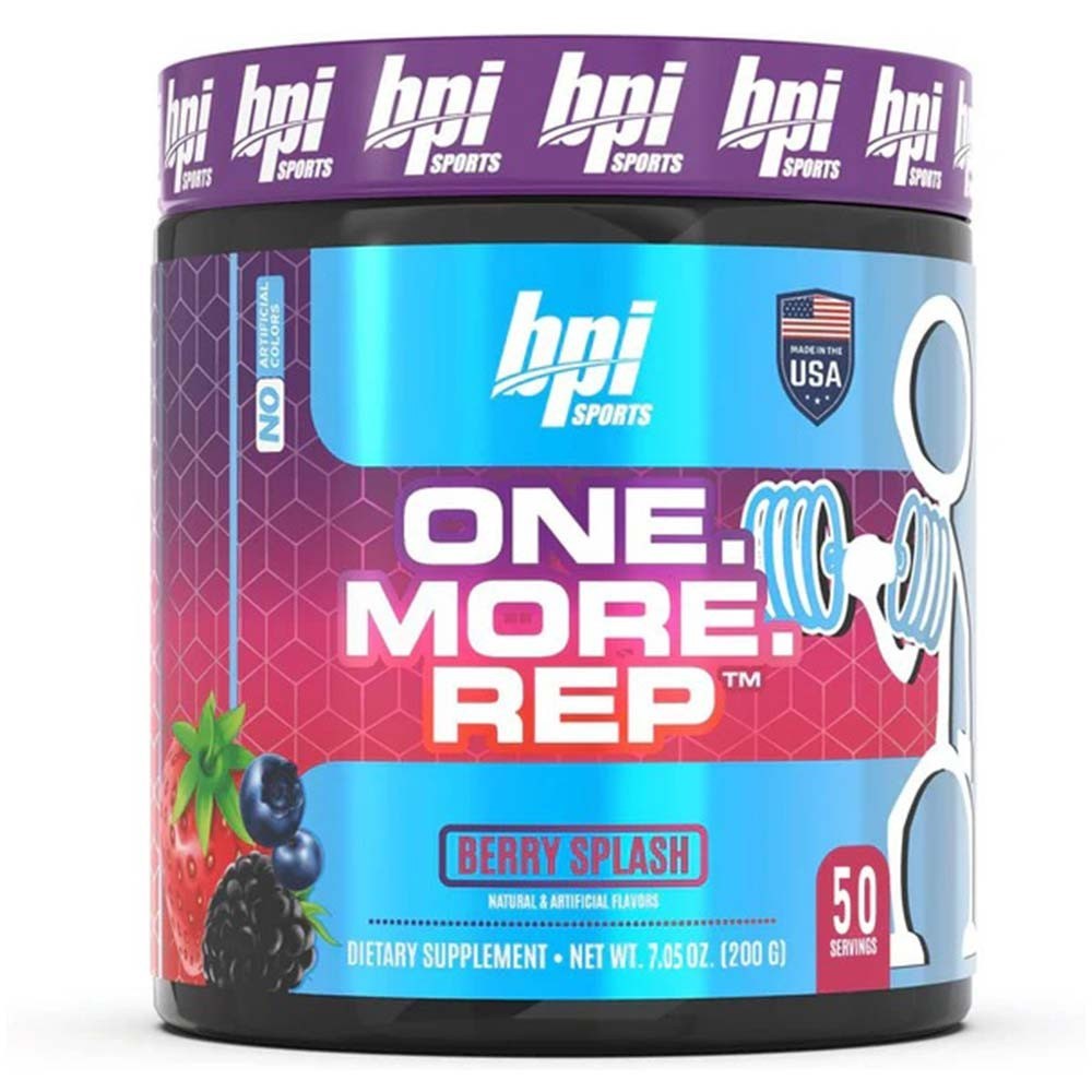 1MR One More Rep Pre-Workout & Performance Supplemt Berry Splash BPI Sports 9/26