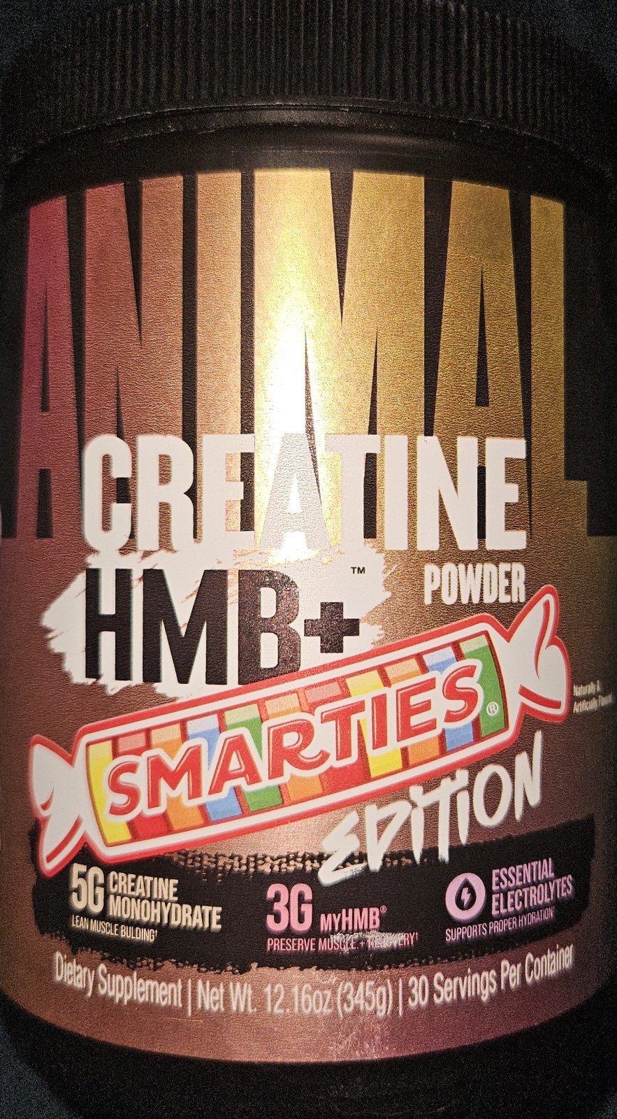 Animal Creatine Monohydrate Smarties Edition HMB+ Powder with Electrolytes 30S