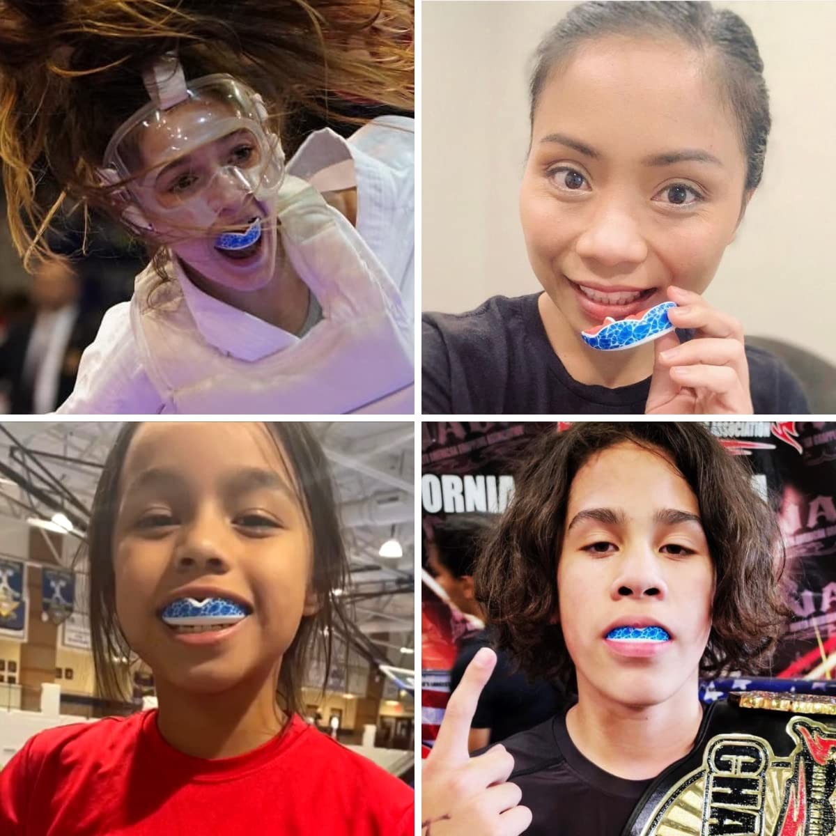 Oral Mart Sports Youth Mouth Guard for Kids – Water Bead, Impact Resistant