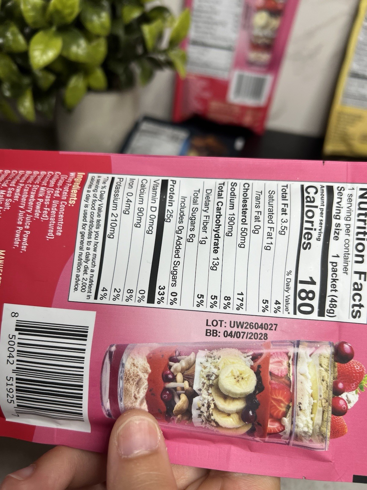 FlavCity All-In-One Protein Smoothie Powder Variety Single Serve Exp 04/2028