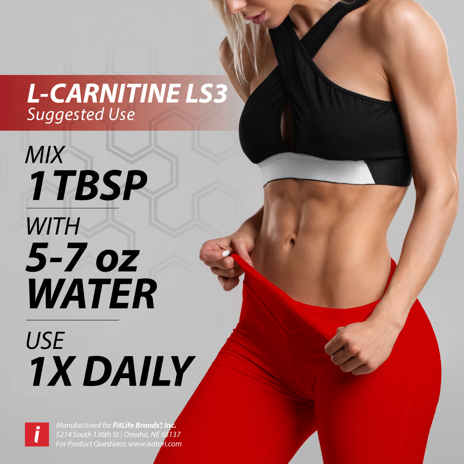 L-CARNITINE LS3 3000 Fat Loss-Metabolism Activator – Bombsicle (32 Servings)