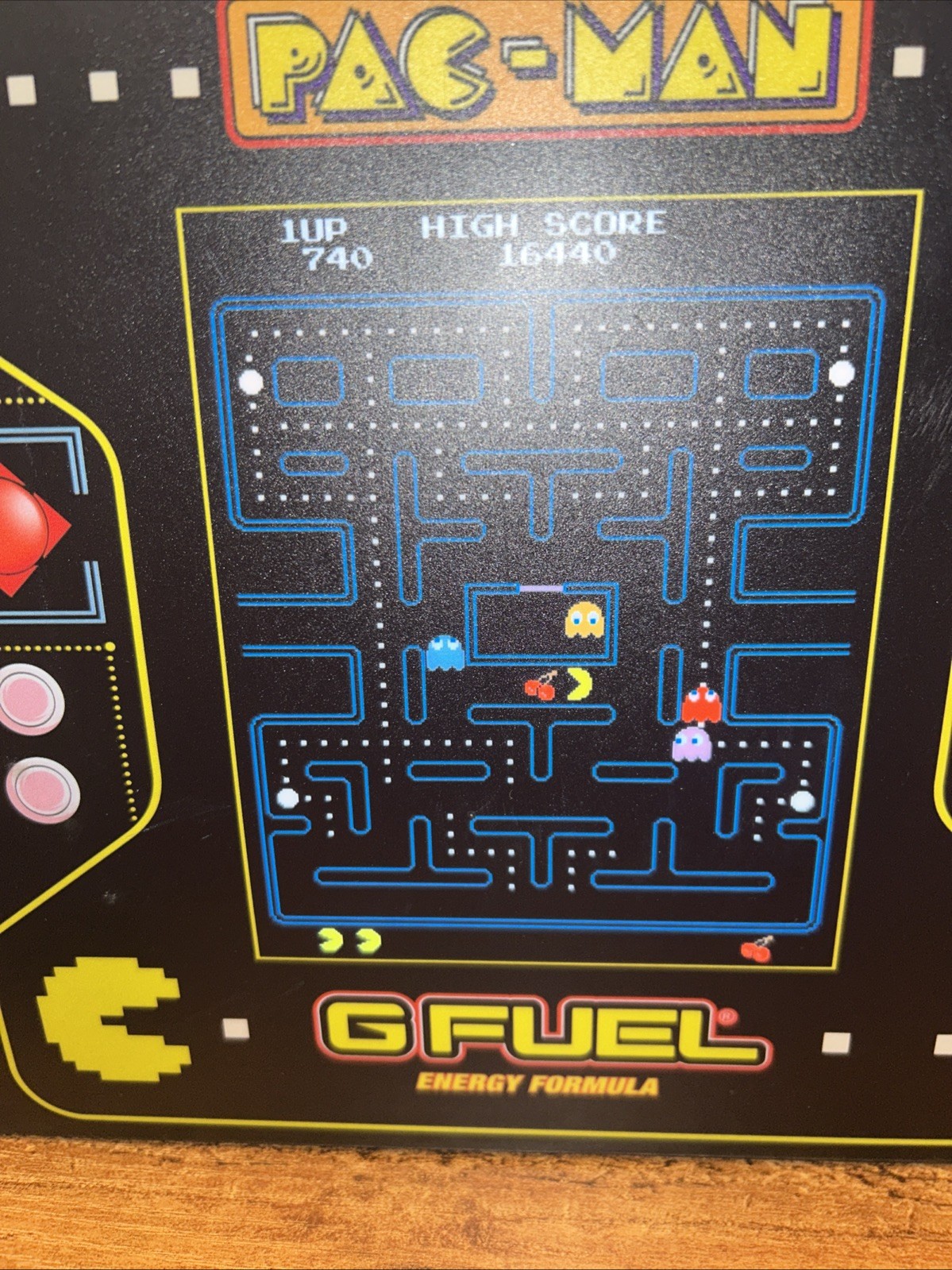 G FUEL Pac-Man Limited Edition Light Up Collector’s Box & Shaker Bottle Set