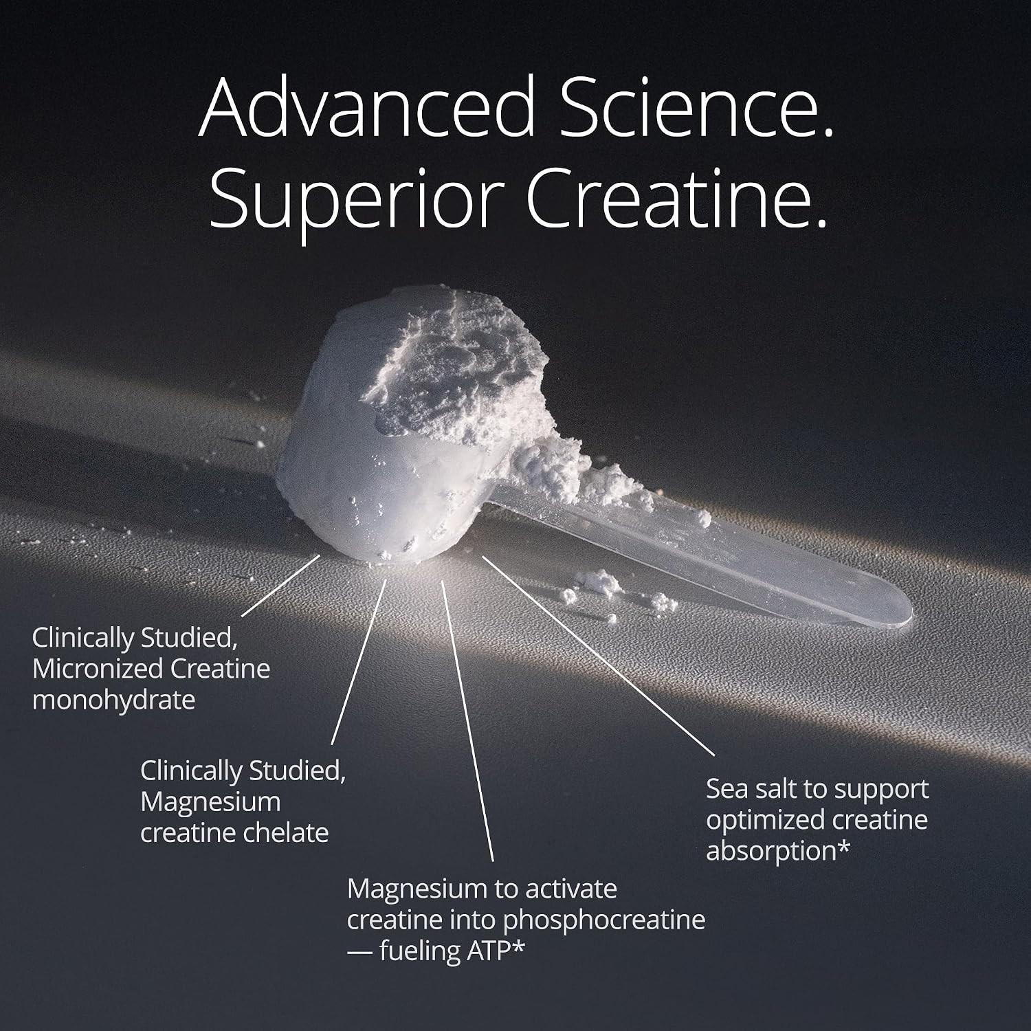 Qualia Creatine + Advanced Creatine Complex, 5.6 oz magnesium new 3/2028