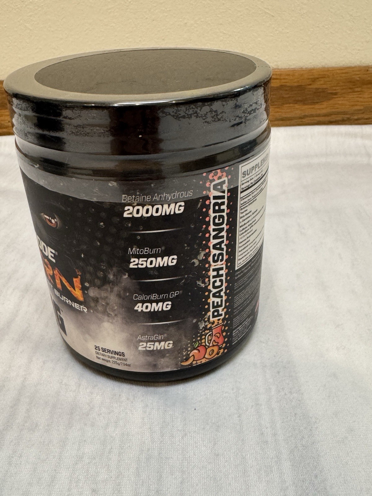 Beast Mode Burn Pre-Workout/Fat Burner Kong Series Peach Sangria 25 Servings New