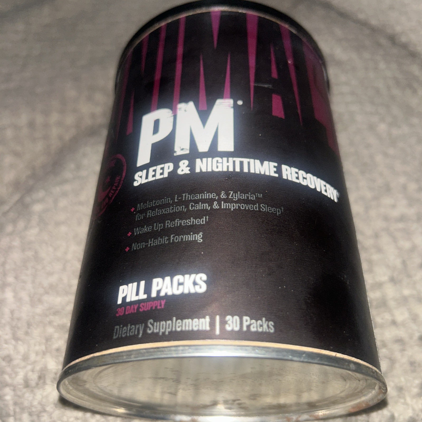 Animal PM Sleep Supplement 30 Count Multicolor Non Habit Forming Natural Formula