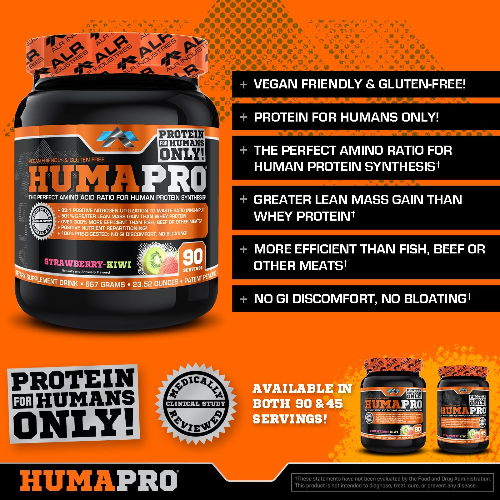 Vegan Protein Supplement Powder 1.47 Lbs for Lean Muscle Growth and Recovery