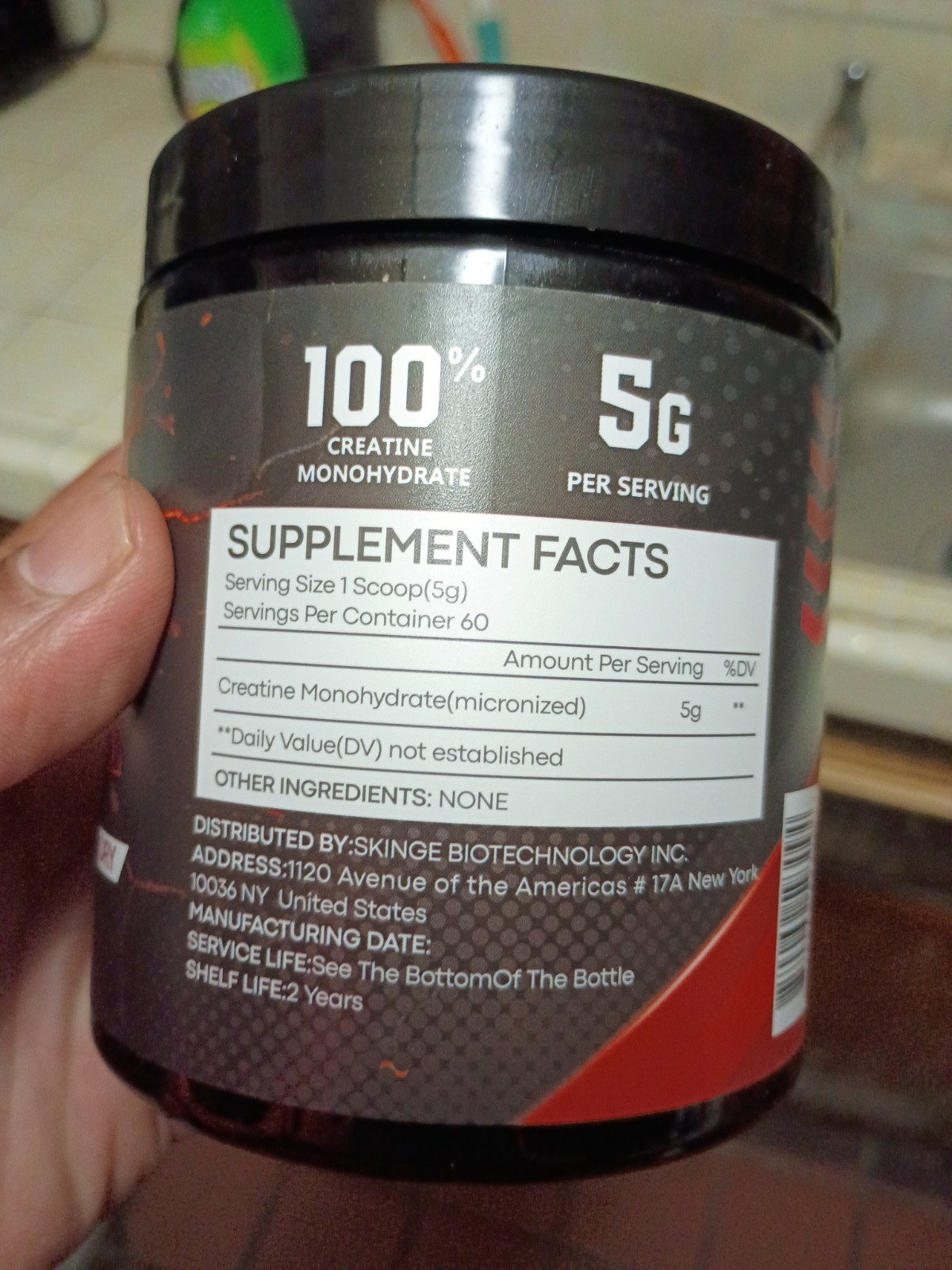 Creatine Monohydrate Powder Surgar Free 2 Pack 4 Month Supplyl Fast Absorbing
