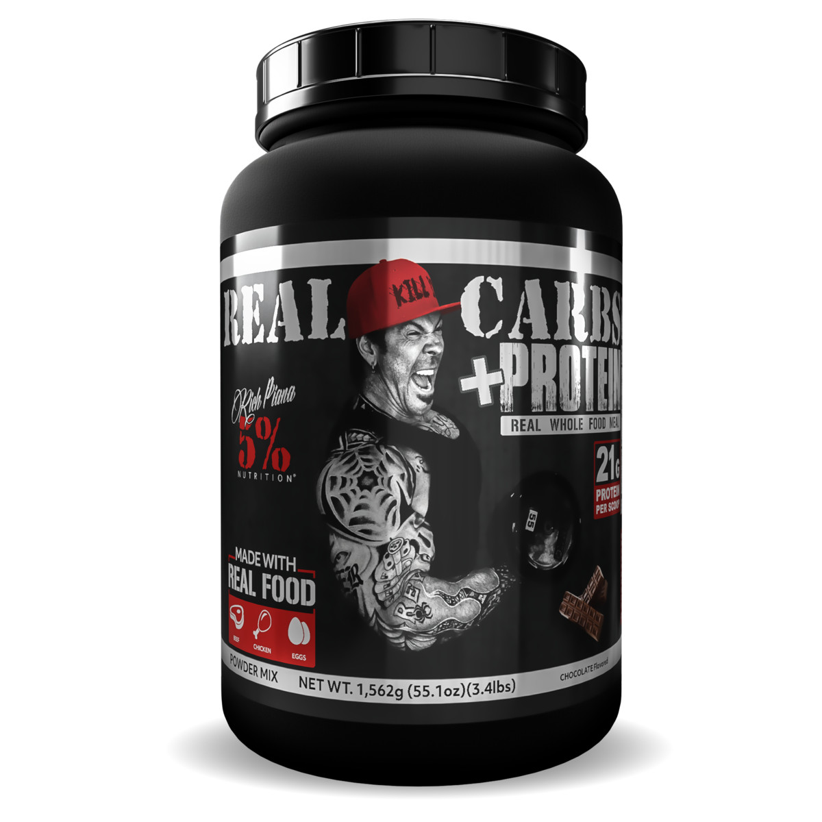 5% Nutrition REAL CARBS + PROTEIN Meal Replacement Food, 22 Servings PICK FLAVOR