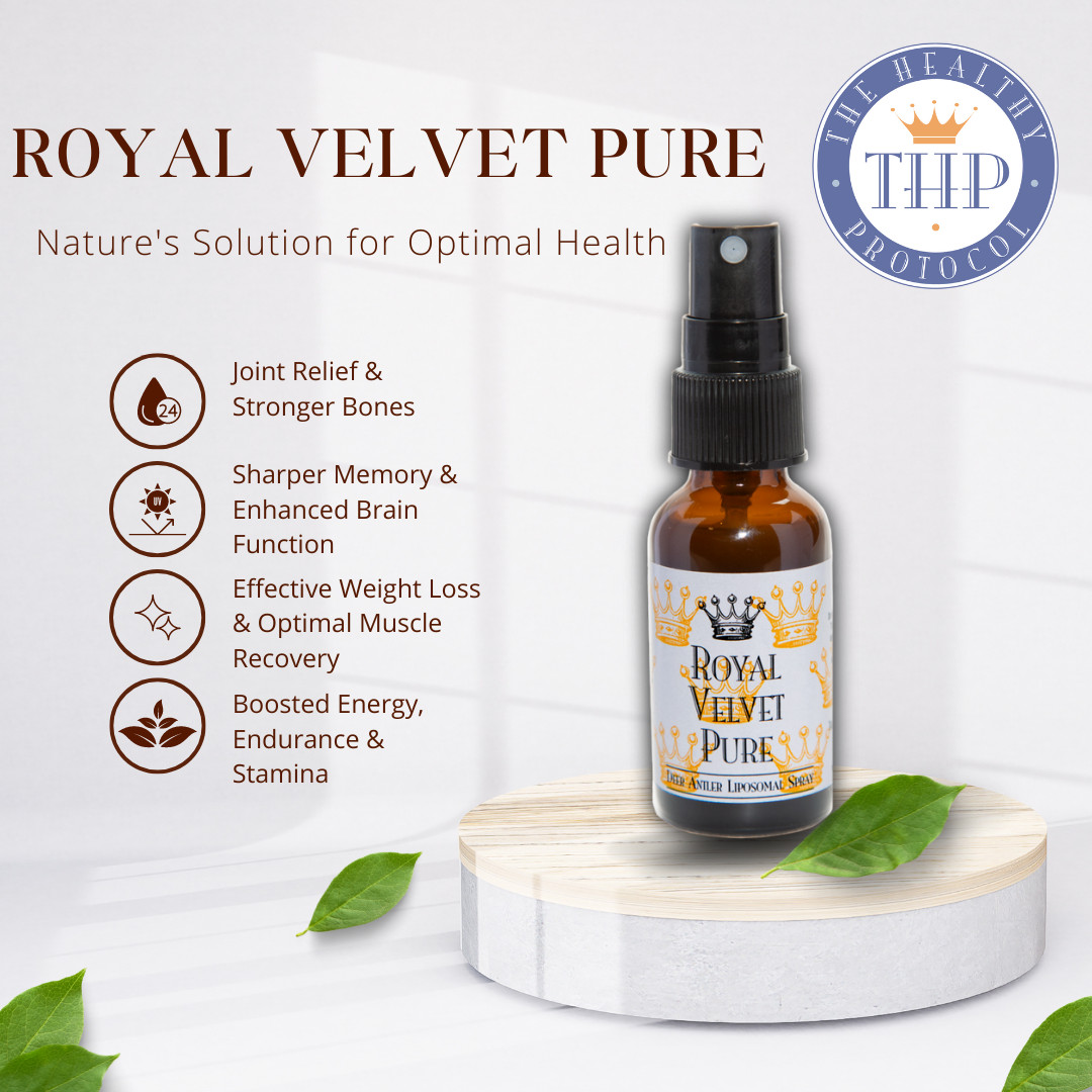 The Healthy Protocol Royal Velvet Pure Deer Antler Velvet Spray New Zealand IGF1