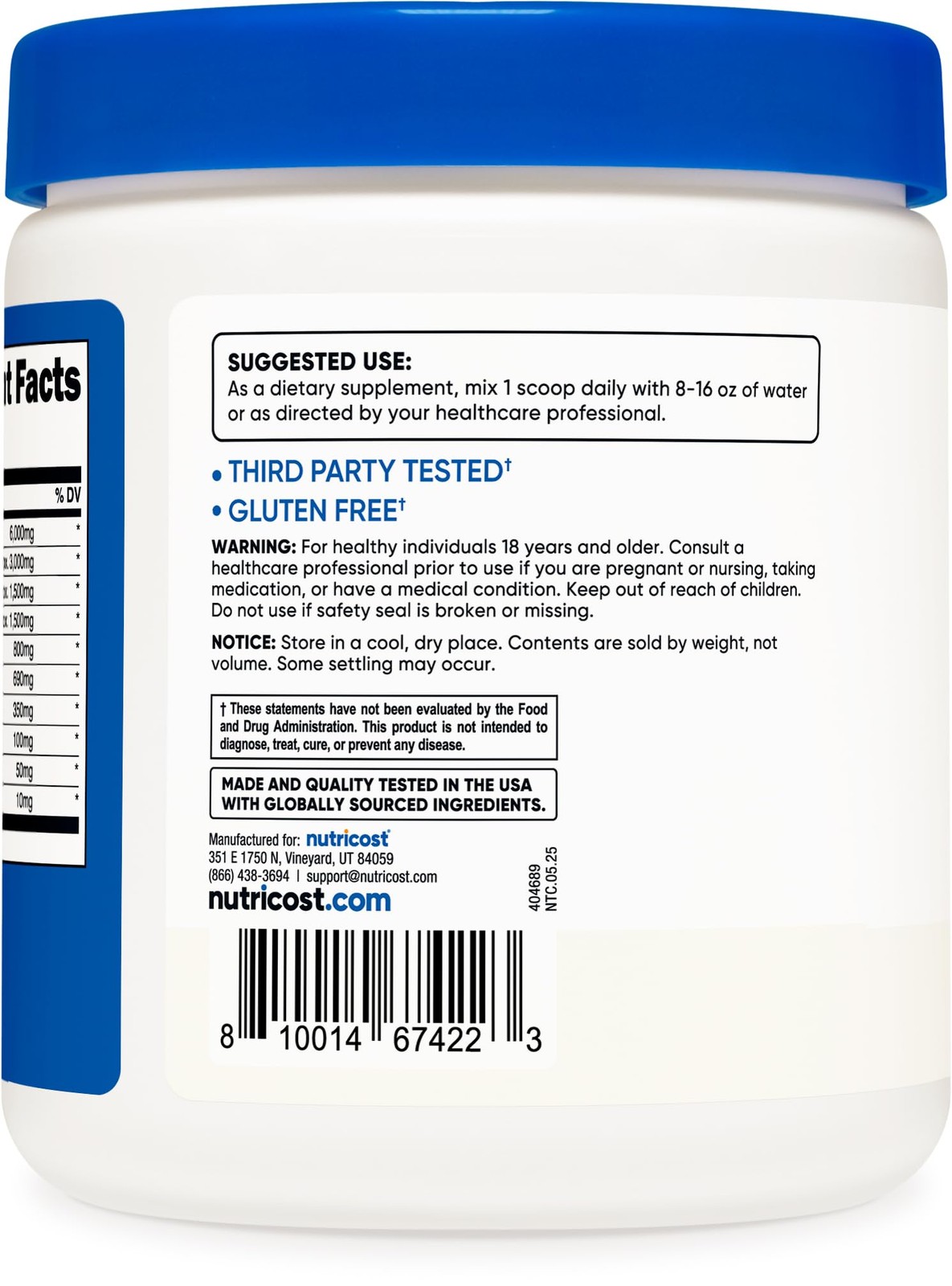Nutricost EAA Powder 30 Servings (Unflavored) – 8.8 Ounce (Pack of 1), Red