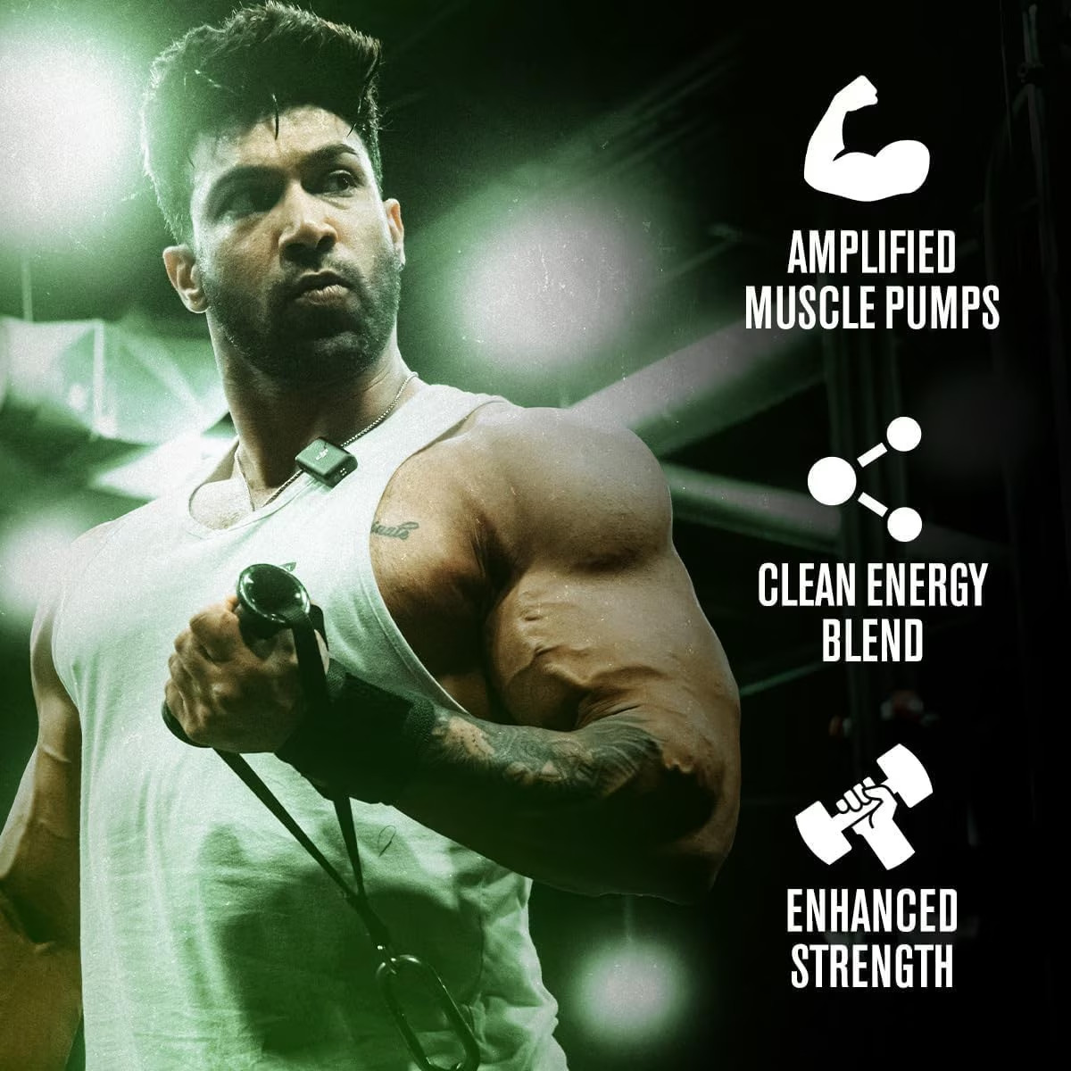 NITROSURGE Pre Workout Supplement – Endless Energy, Instant Strength Gains, Clea