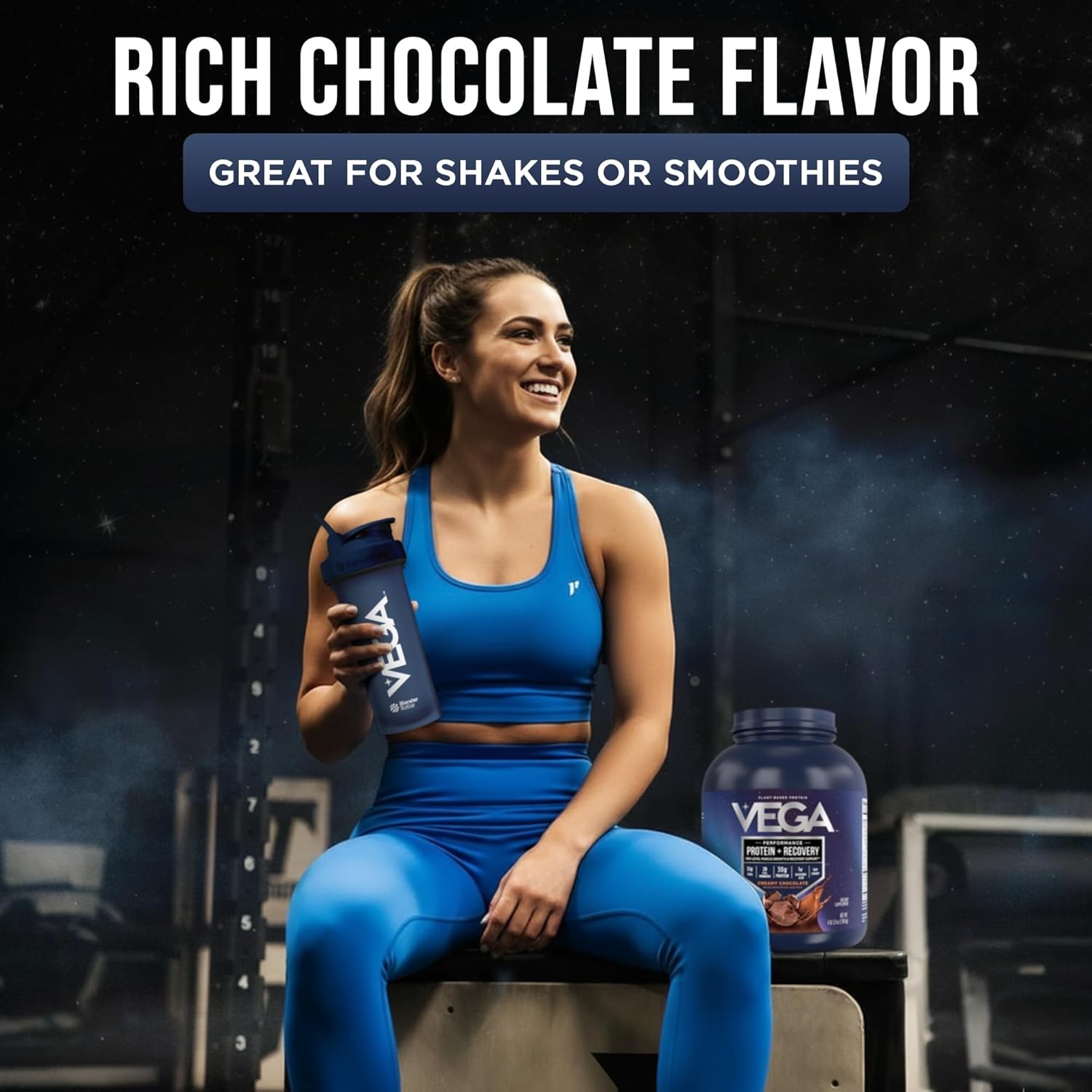 Protein + Recovery, Chocolate – 30G n Protein, Dairy & Gluten Free, Probiotics,