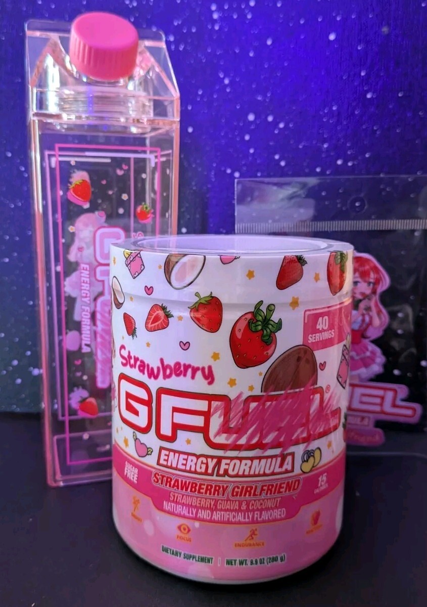 G FUEL Strawberry Girlfriend Collector’s Box || Brand New w/ Sticker