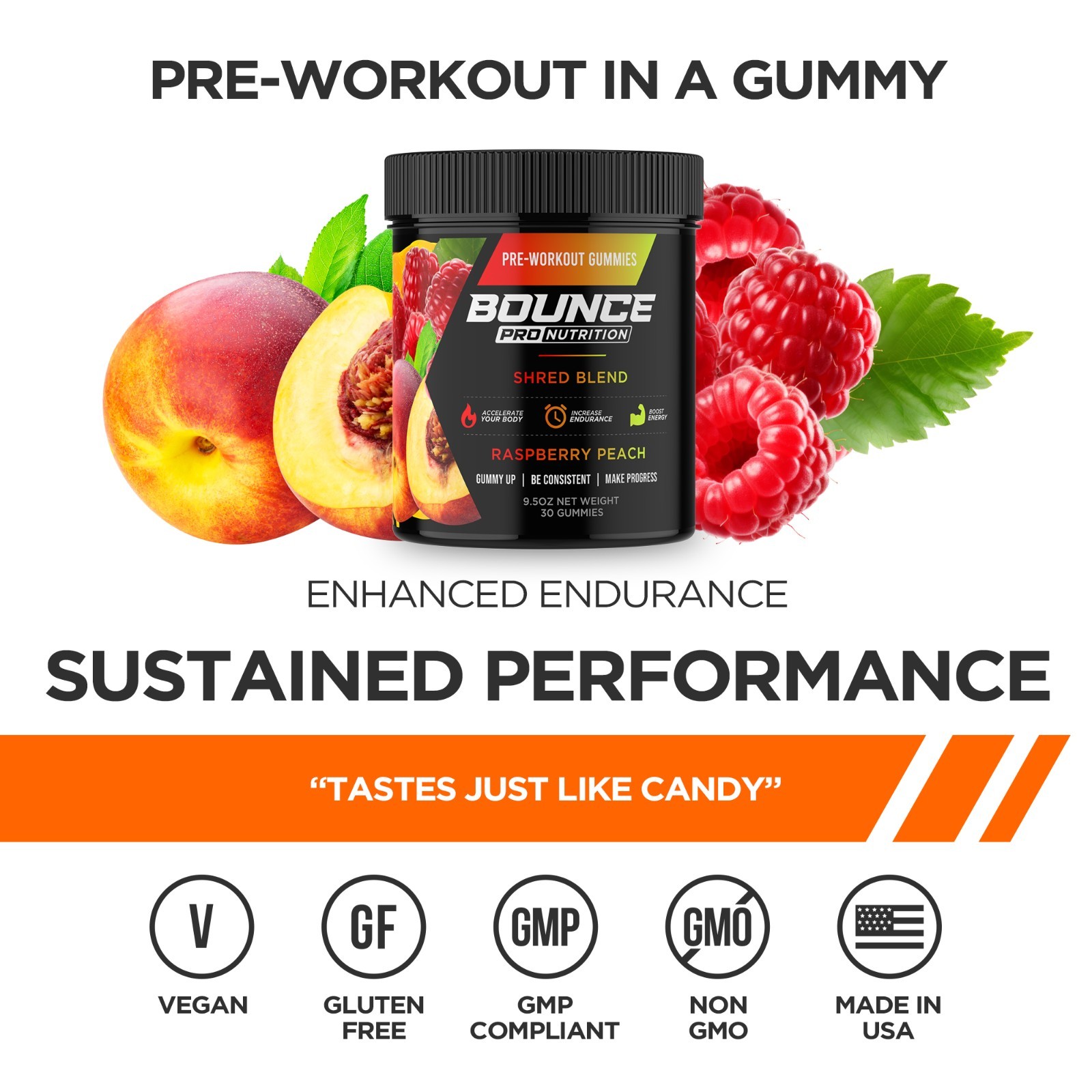 Pre-Workout Gummies – Shred Blend