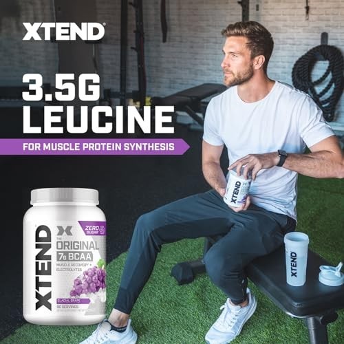 BCAA Powder 7g Amino Acids L-Glutamine Electrolytes Sugar Free Muscle Recovery