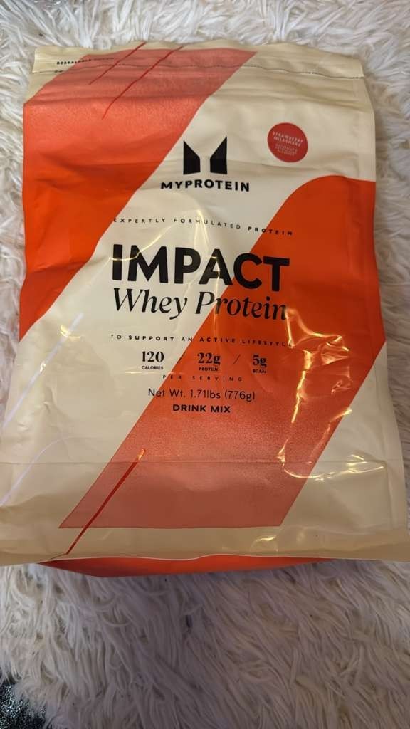 MyProtein Impact Whey Protein Powder 1.71lb High Protein Drink Mix