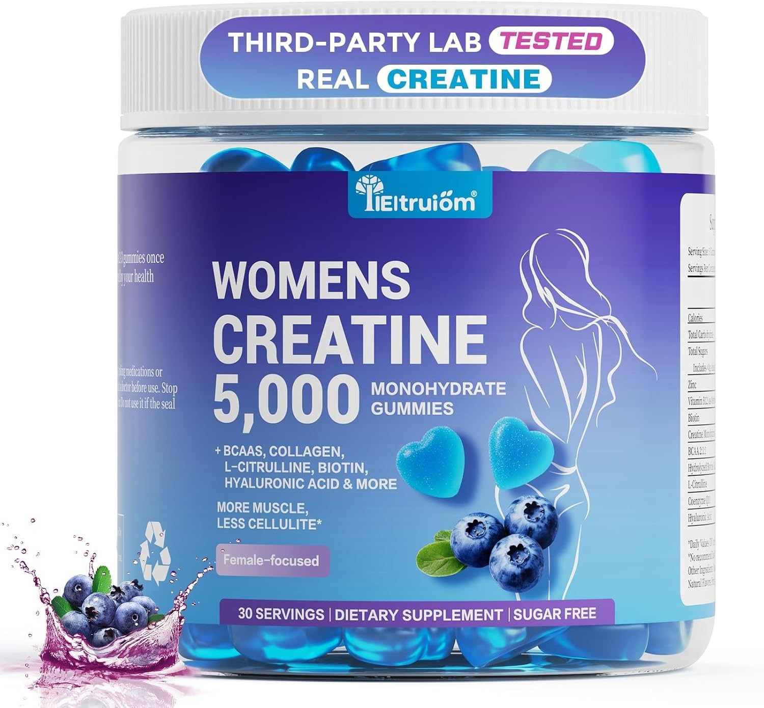 Creatine Gummies for Women ~ 5000mg Creatine Monohydrate Gummies