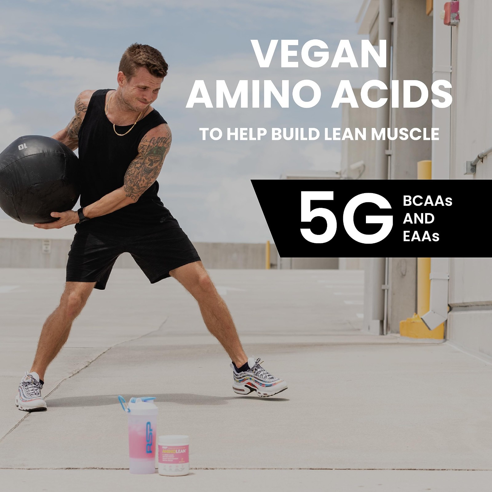 Vegan Pre Workout Powder – Natural Amino Energy, BCAA + EAA, Zero Sugar, No Cras