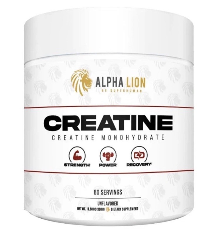 Alpha Lion Creatine Monohydrate Powder 5000mg Per Serving 60 Servings Unflavored