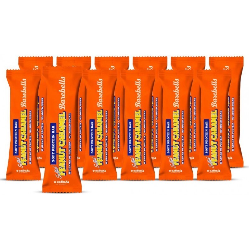 Barebells Soft Protein Bar Salted Peanut Caramel 12 Bars Barebell Bars