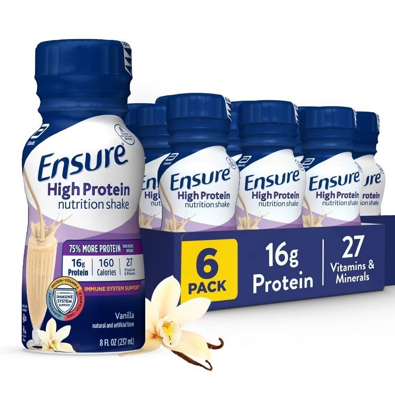 High Protein Shake Vanilla Non-Caffeinated – 6ct/48 fl oz: Kosher, Halal,
