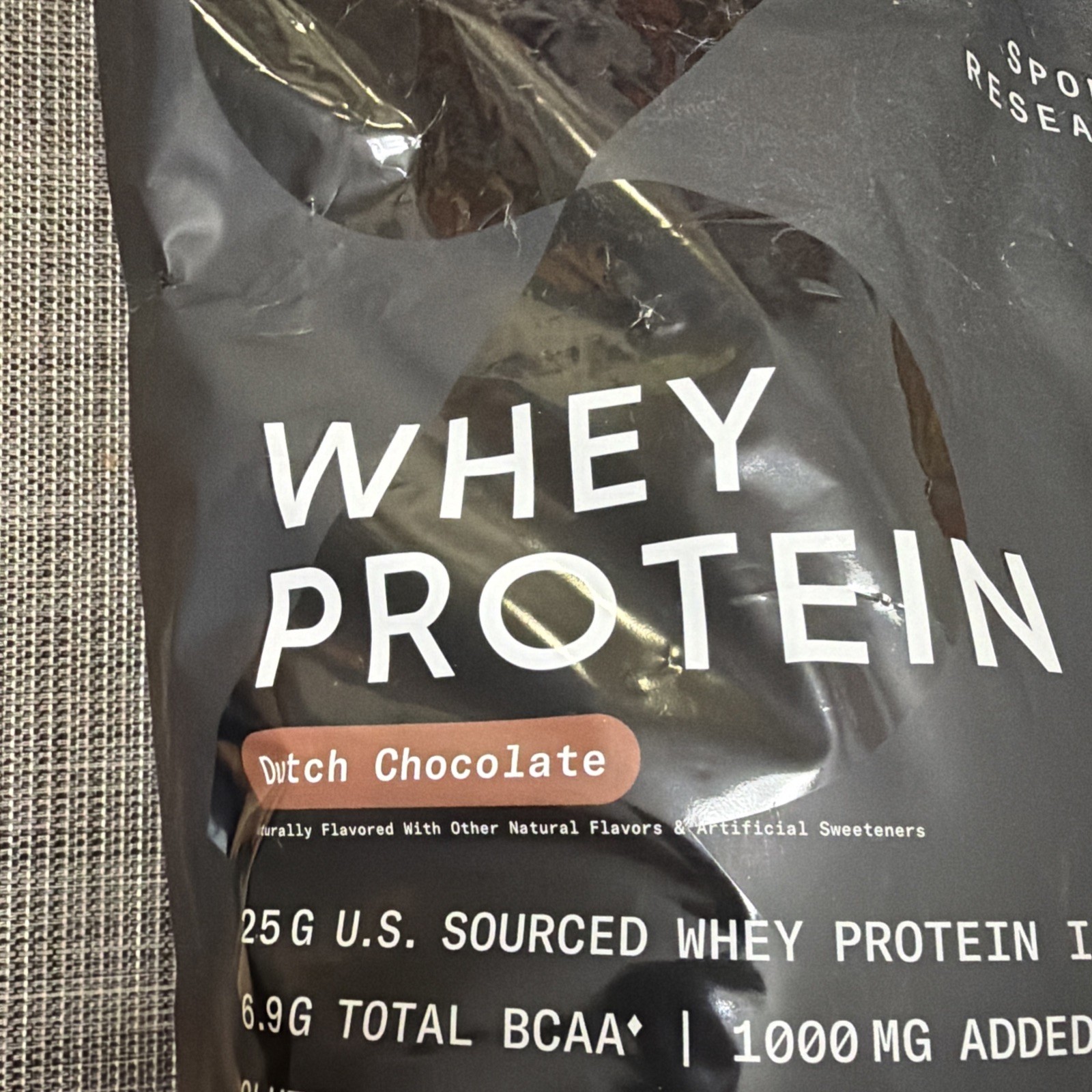 Sports Research Whey Protein Dutch Chocolate 5.42Lb BRAND NEW SEALED EXP 03/2028