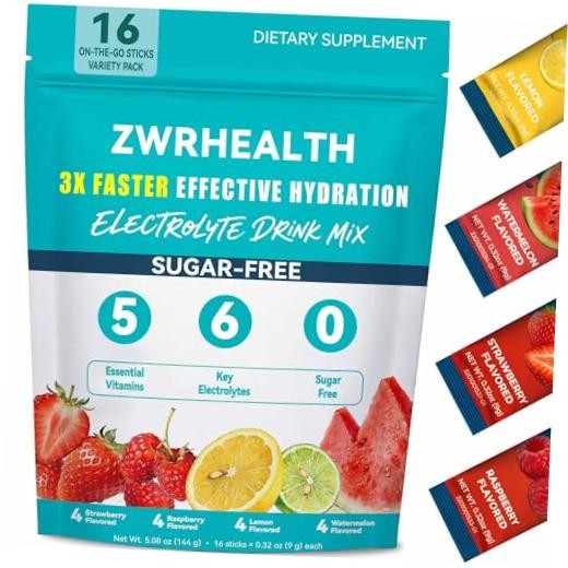 Electrolytes Powder Packets, Sugar Free 5.08 Ounce (Pack of 1) Z1-variety
