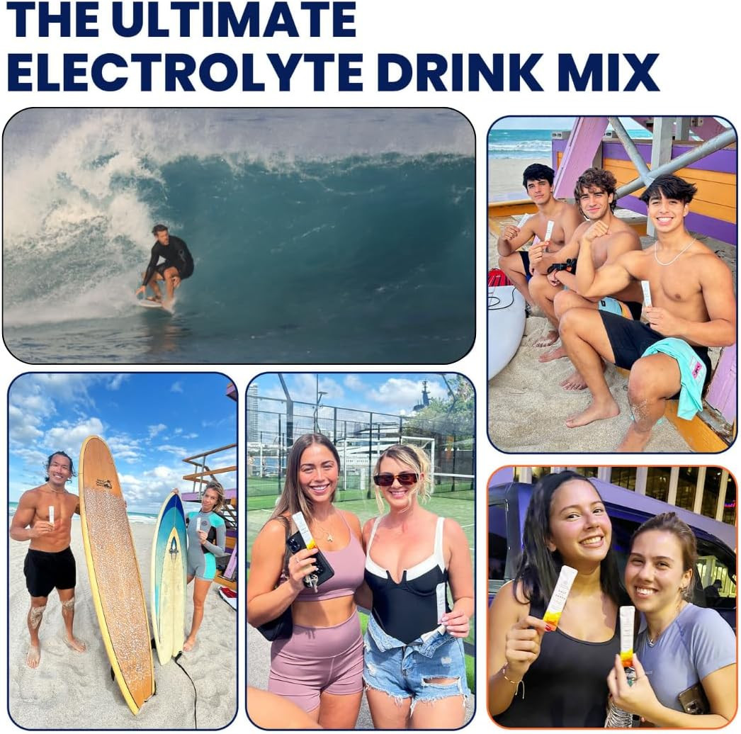 Premium Zero-Sugar Electrolyte – Made with Pink Himalayan Salt – Hydration Powde