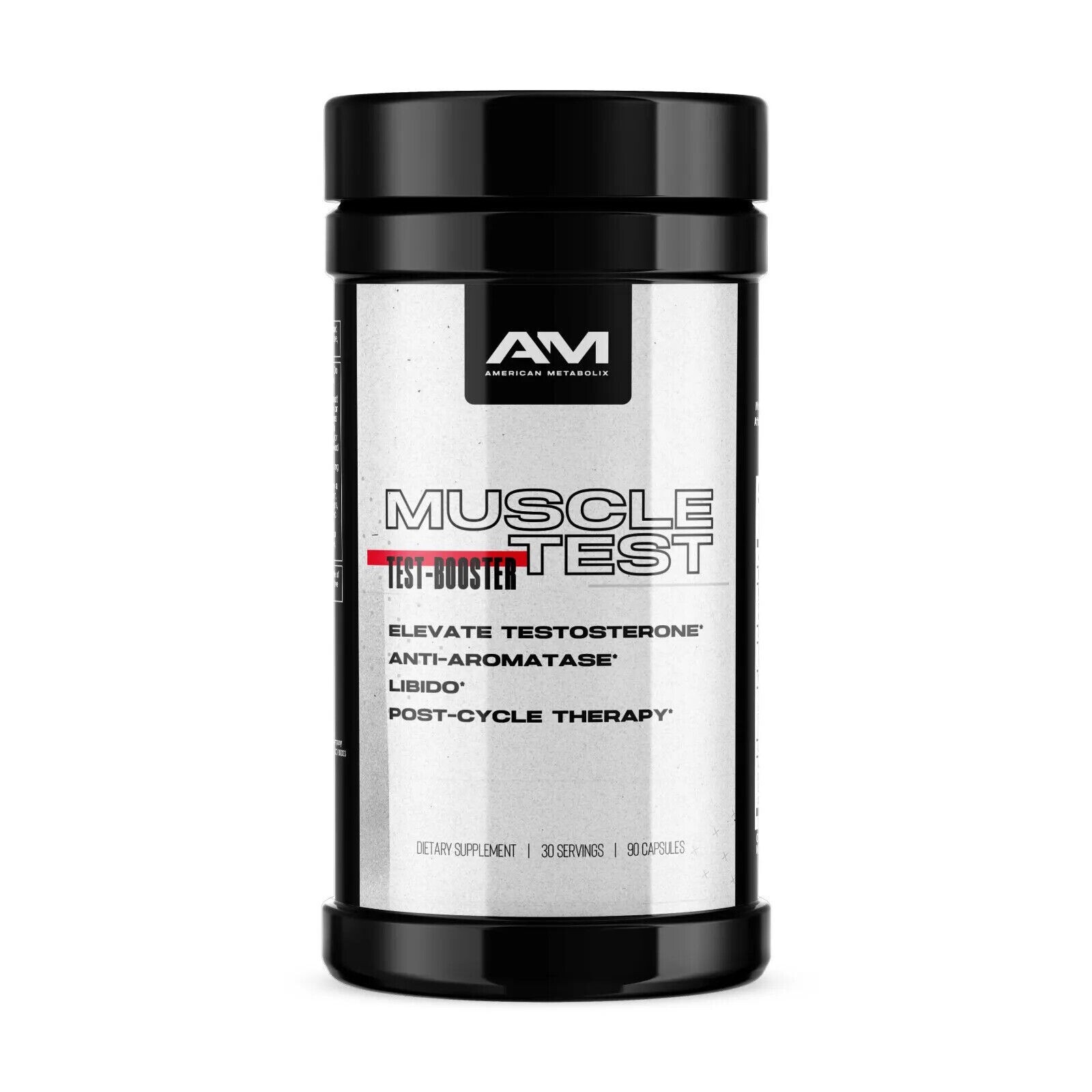 American Metabolix Muscle Test Hardcore Libido Testosterone Booster 2 Sizes New