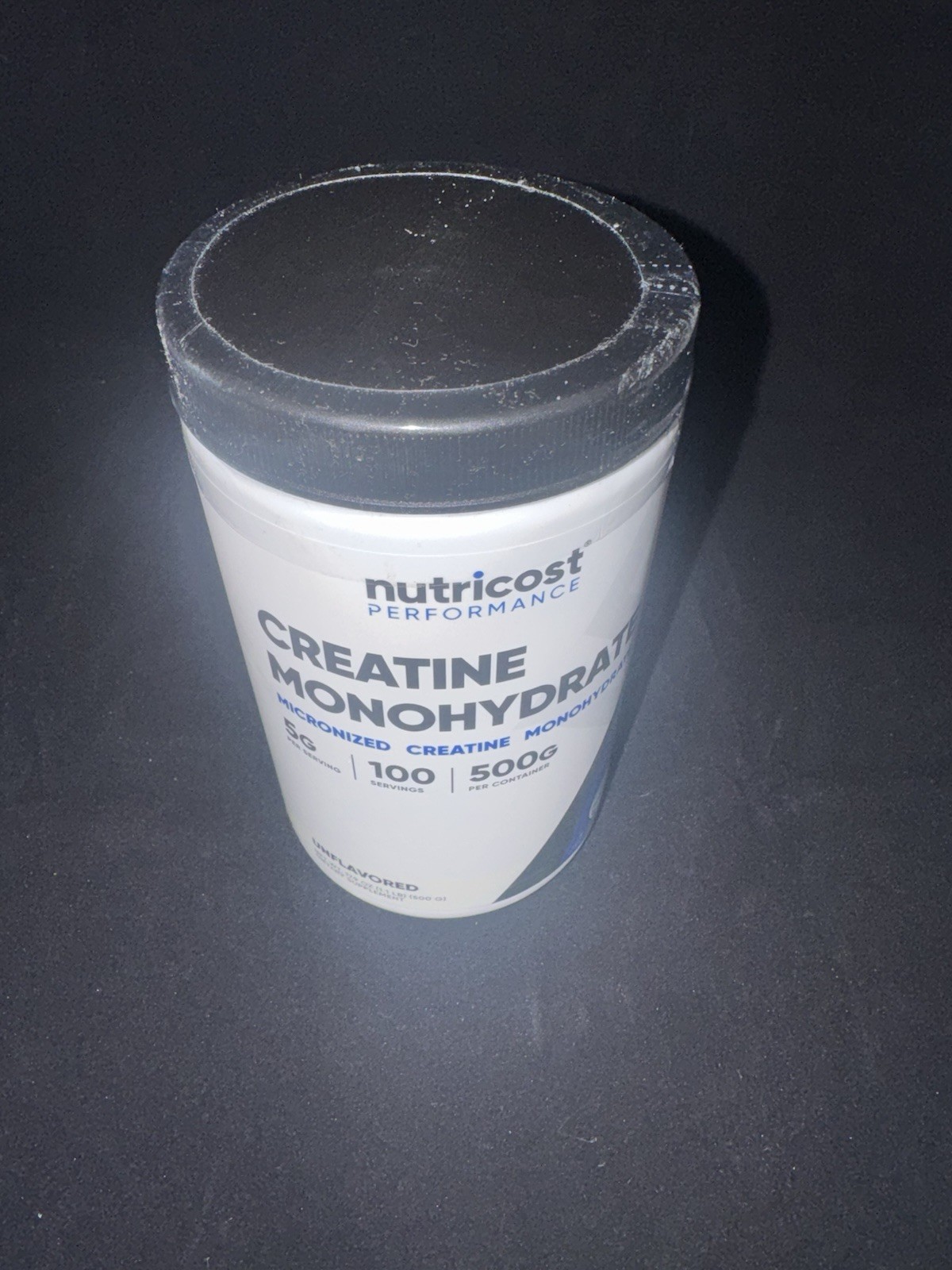 Nutricost Pure Creatine Monohydrate 500 Gram Powder Unflavored Exp 04/2029
