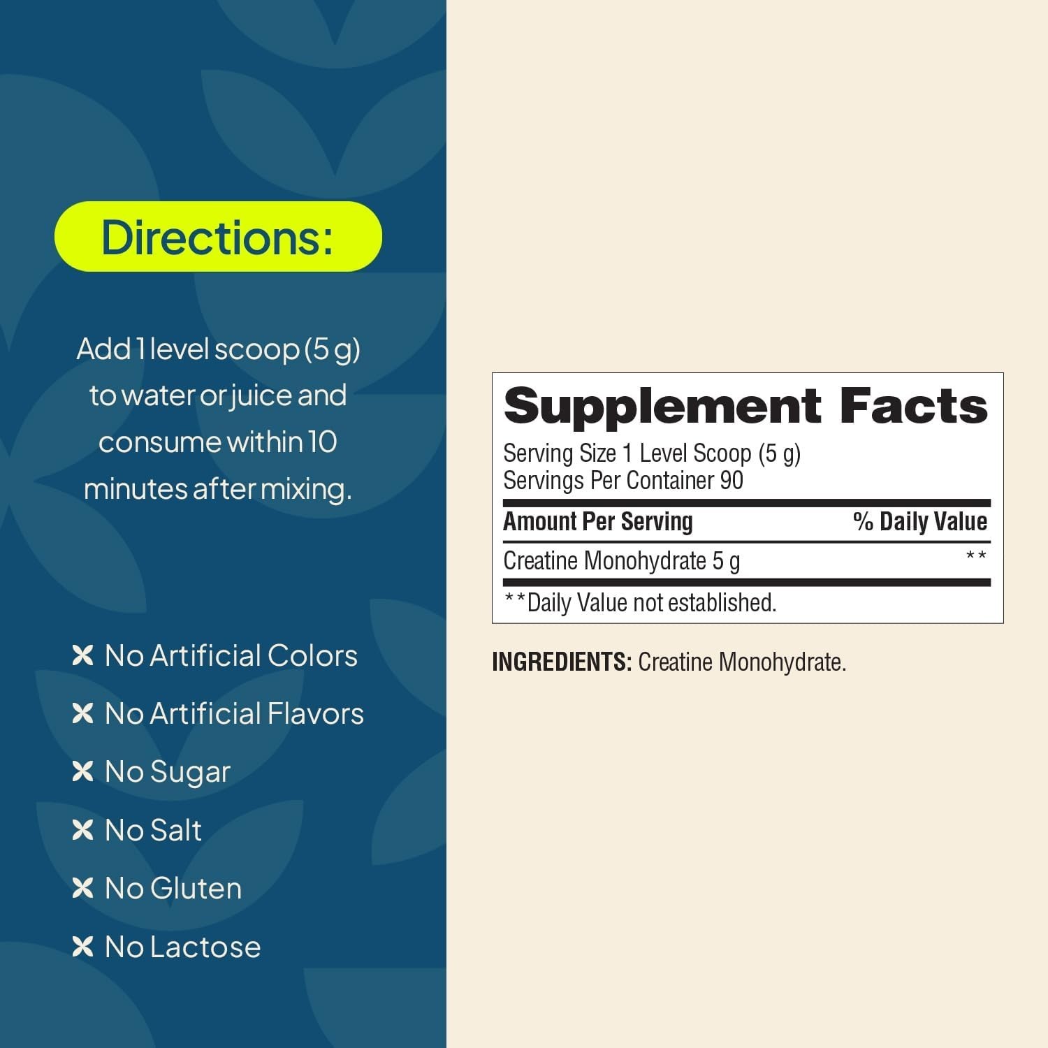 Unflavored Micronized Creatine Powder – 90 Servings for Enhanced Muscle Energy
