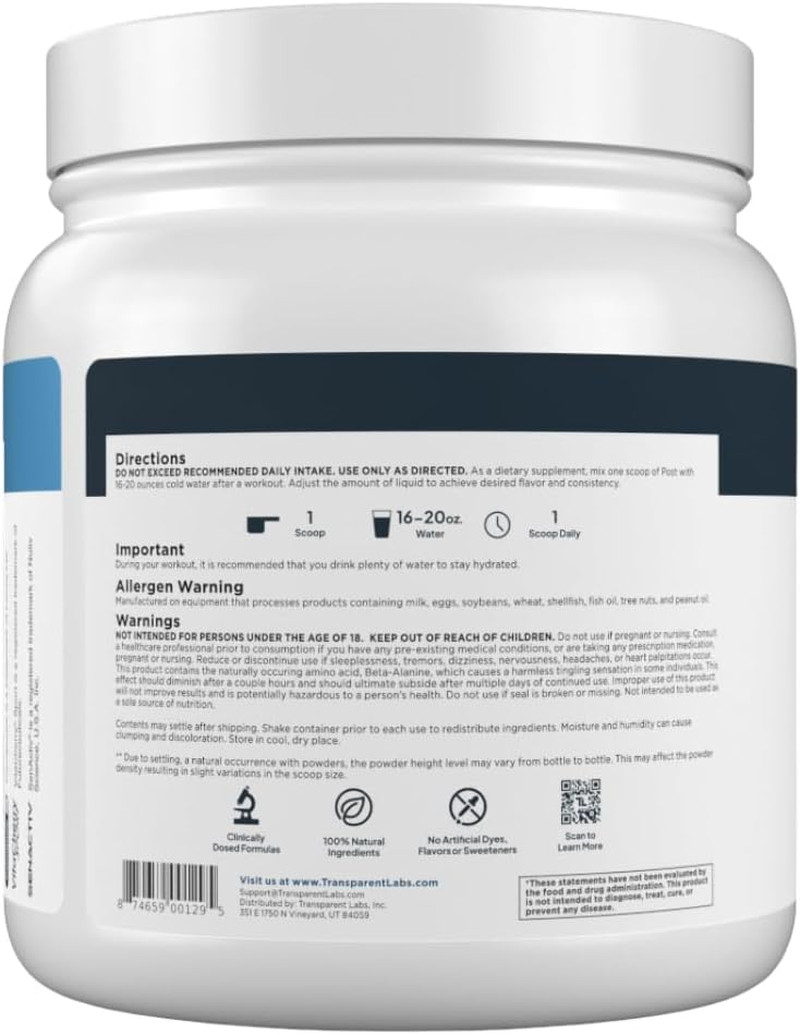 Post – Post-Workout Recovery Muscle Builder with L-Glutamine, Beta-Alanine and B