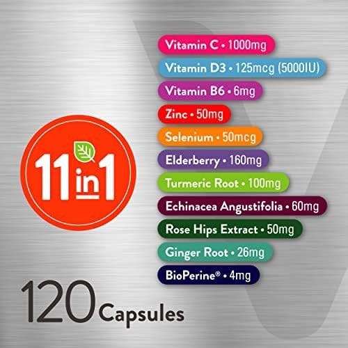 Viteey 11 in 1 Immune Support Supplement – Immune Defense | with Vitamin D3, B6,