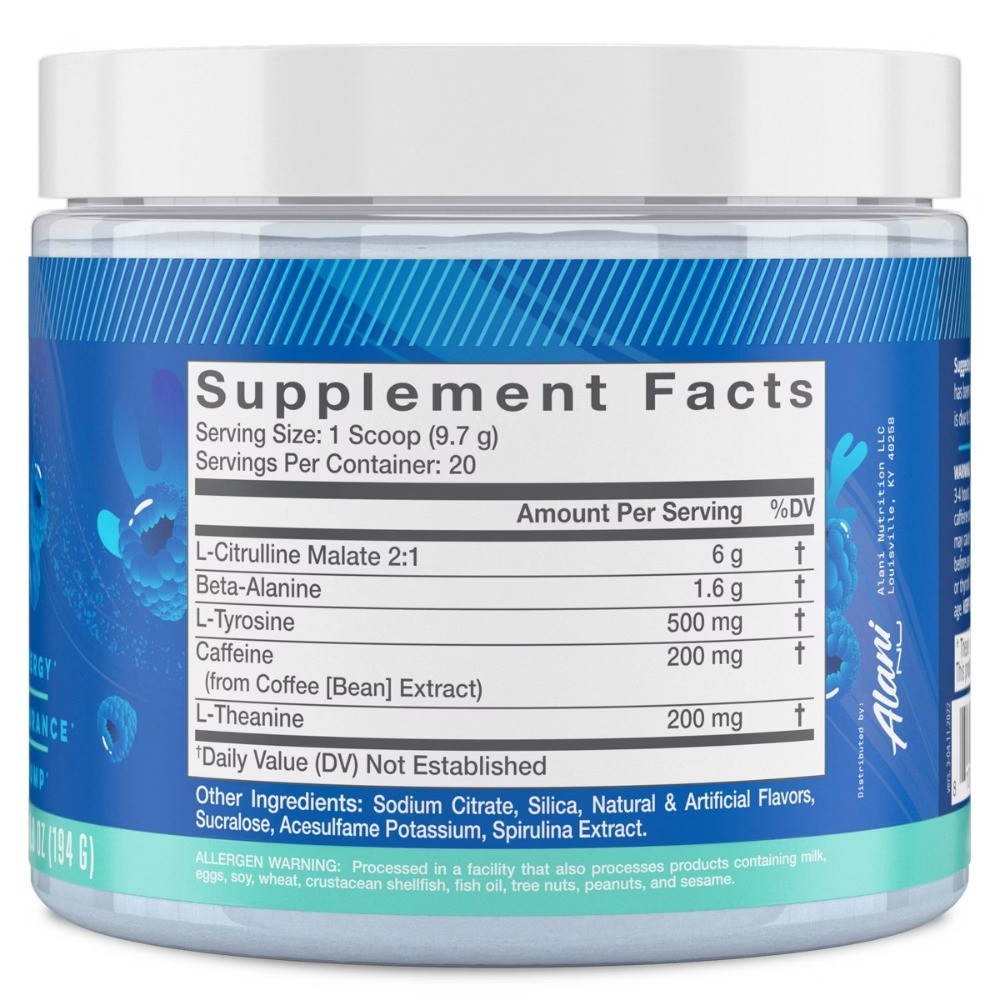 Nu Nutrition Pre-Workout Energy Supplement Powder – Breezeberry