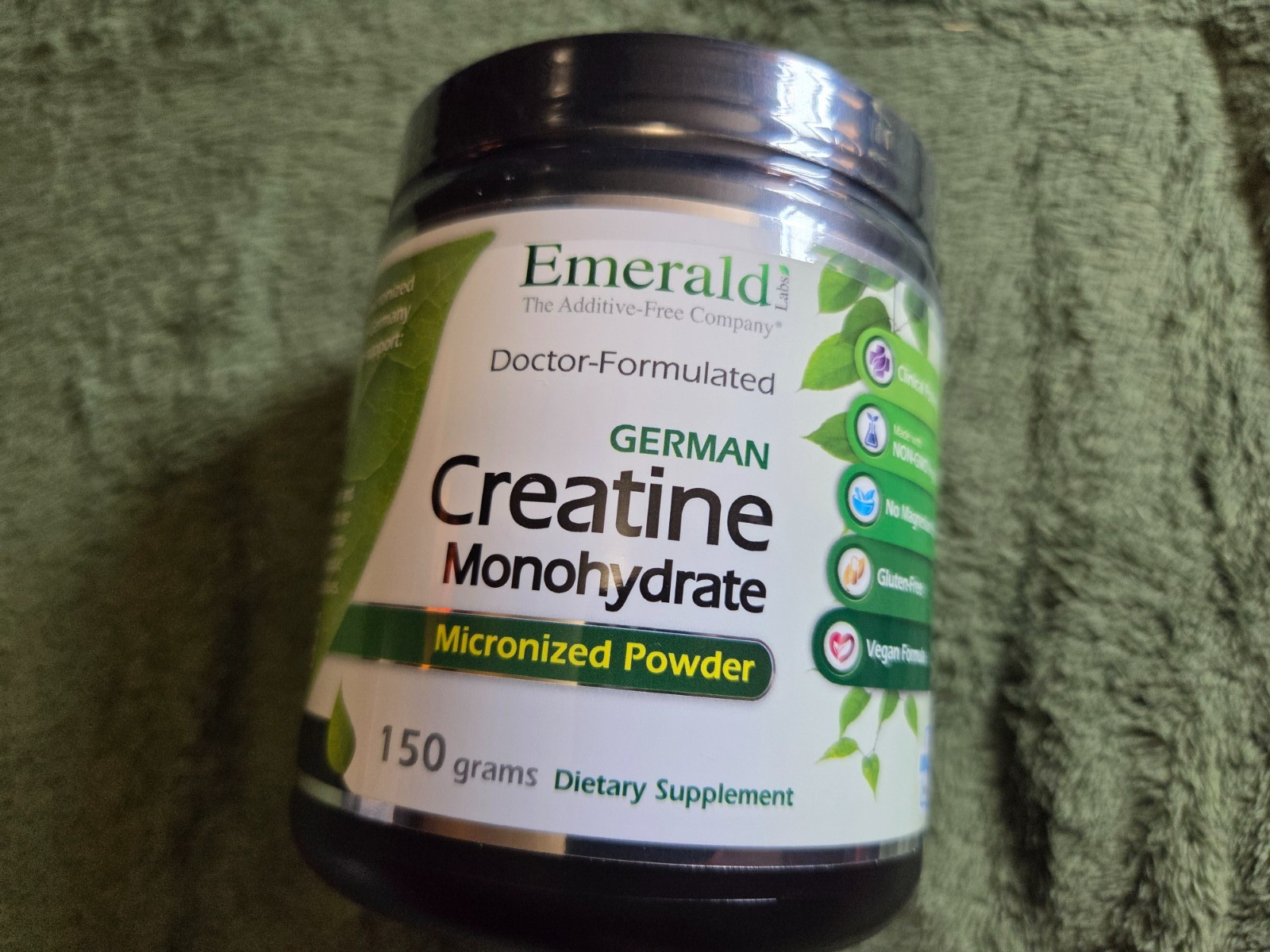 Emerald Labs German Creatine Monohydrate Micronized Powder 30 servings 150 g