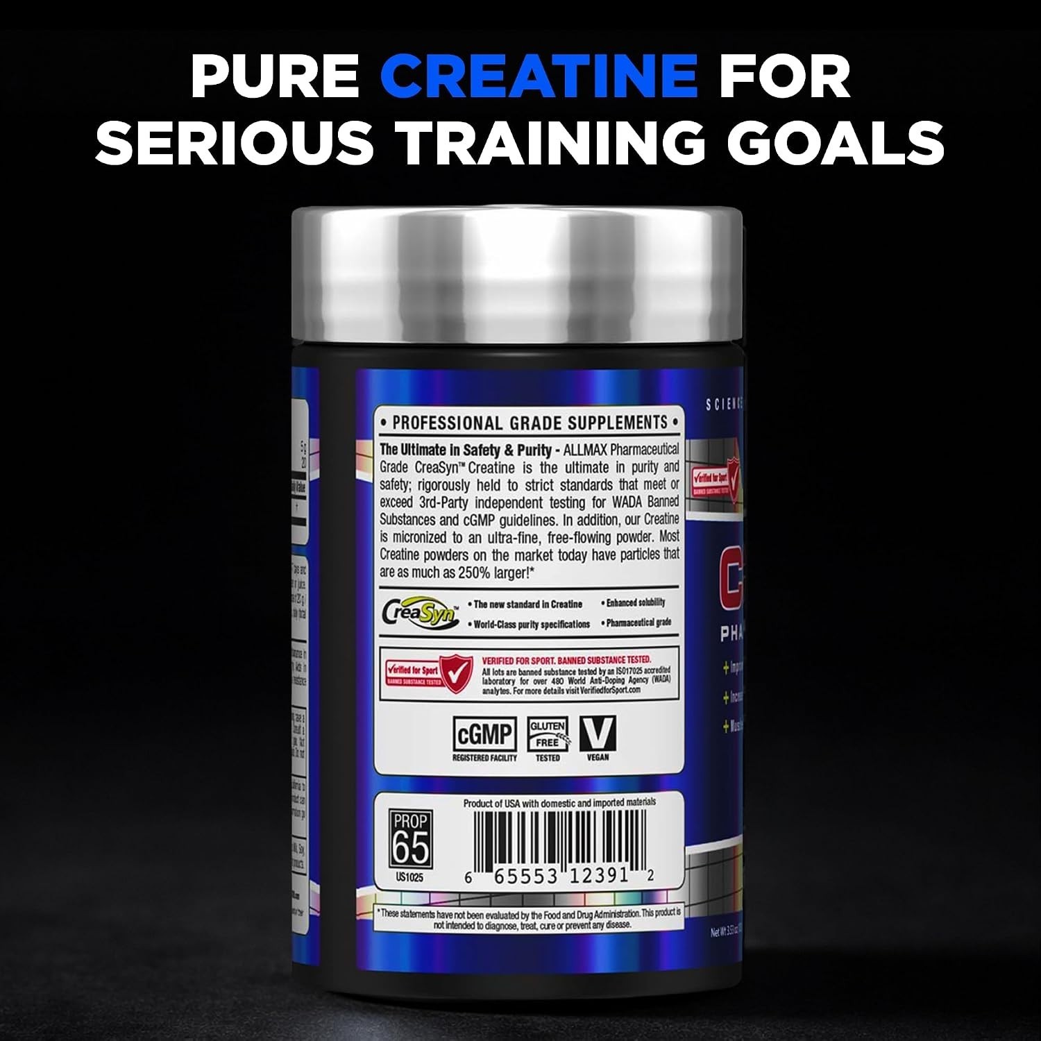 Creatine Monohydrate Powder (100g) – Clean, Unflavored Supplement for Workouts