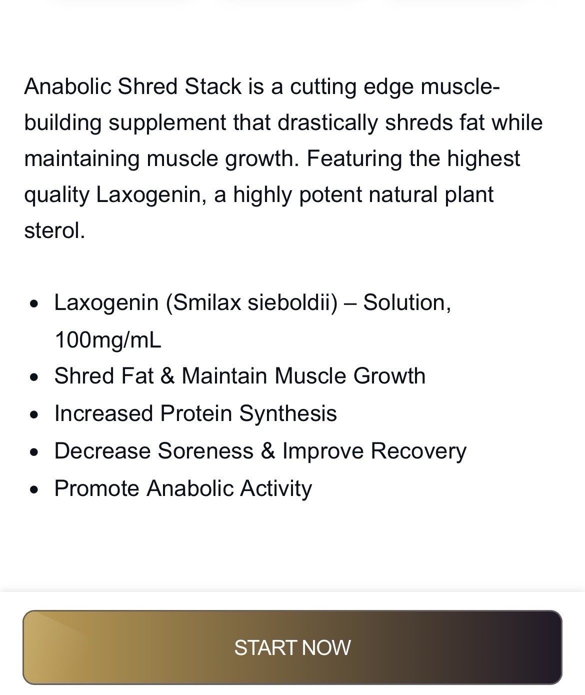 Shred Stack Laxogenin Plant 🌱 Based Sterol 4 Cuts/ Shreds By Vintage Muscle 💪