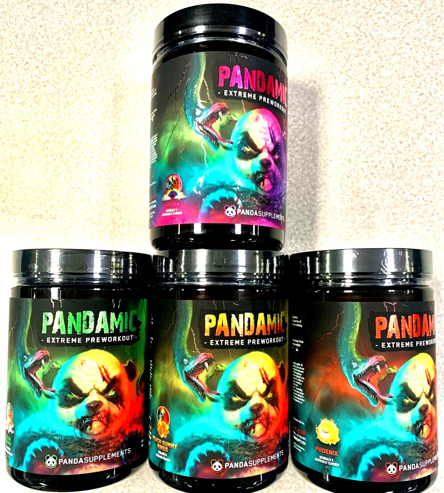 Panda Supps PANDAMIC Extreme Pre-Workout Energy Focus Pump PICK FLAVOR