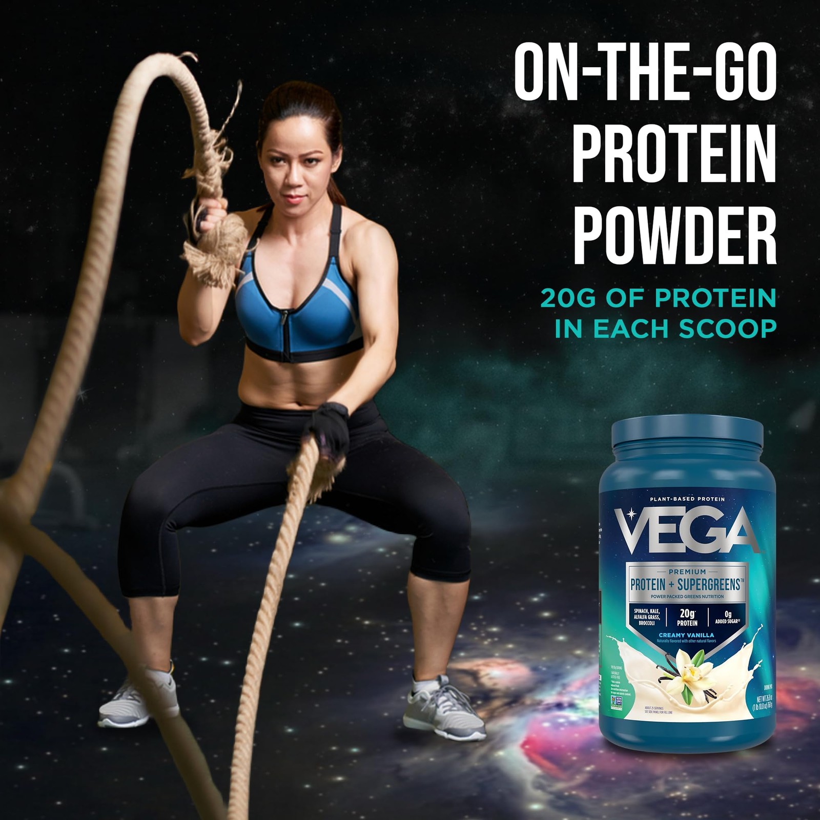 Vega Premium Creamy 20G Vegan 26.9 Oz 25 Servings Veg06651
