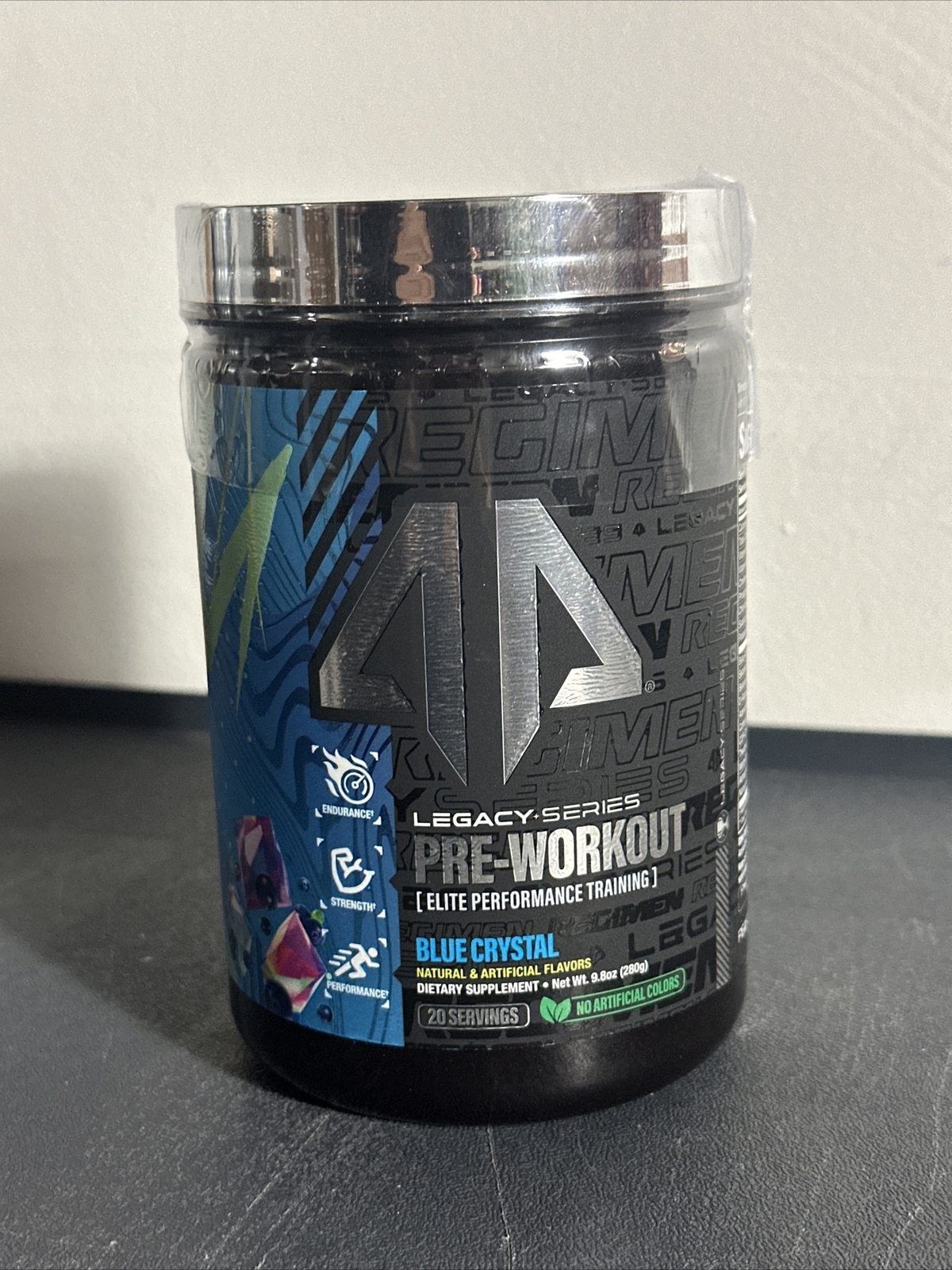 ALPHA PRIME SPORTS LEGACY SERIES STIM FREE PUMP Blue Crystal Read Clearance!