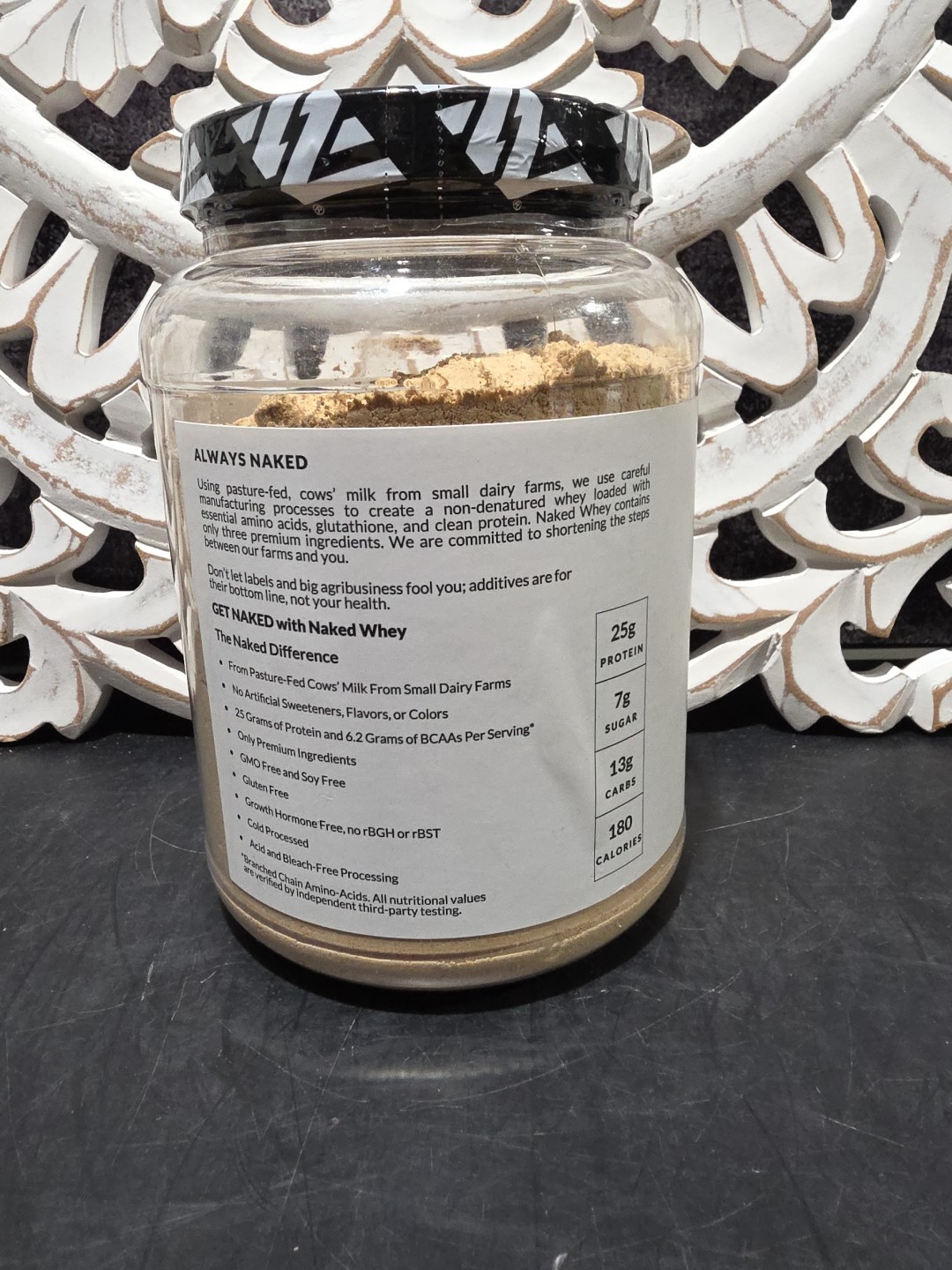 NAKED Whey Protein Powder Chocolate/Peanut Butter. Grass-Fed Organic 24 Servings
