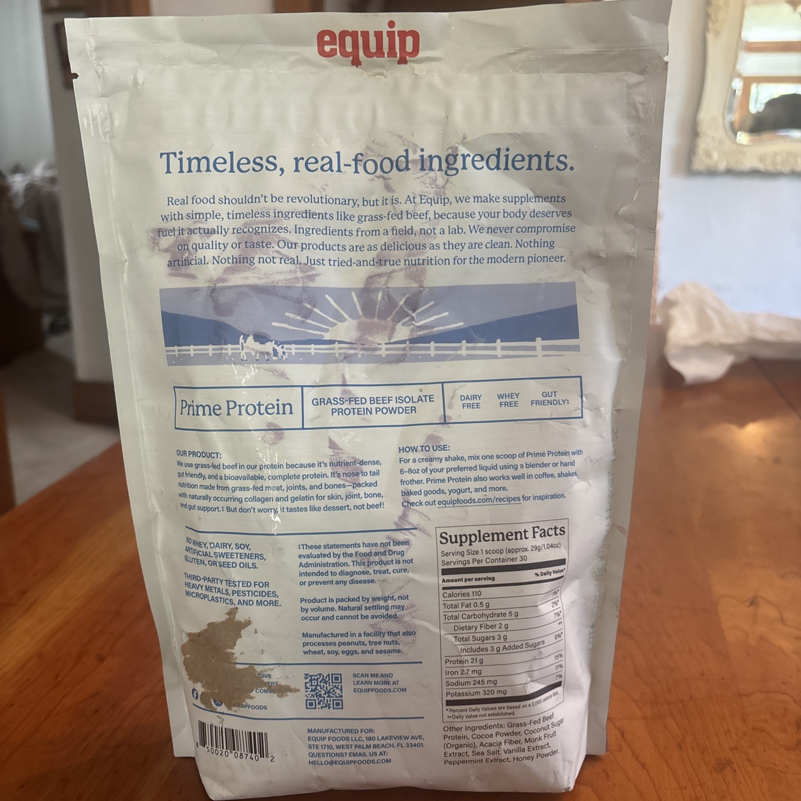 Equip Prime Protein Chocolate Mint 1.96 Lbs