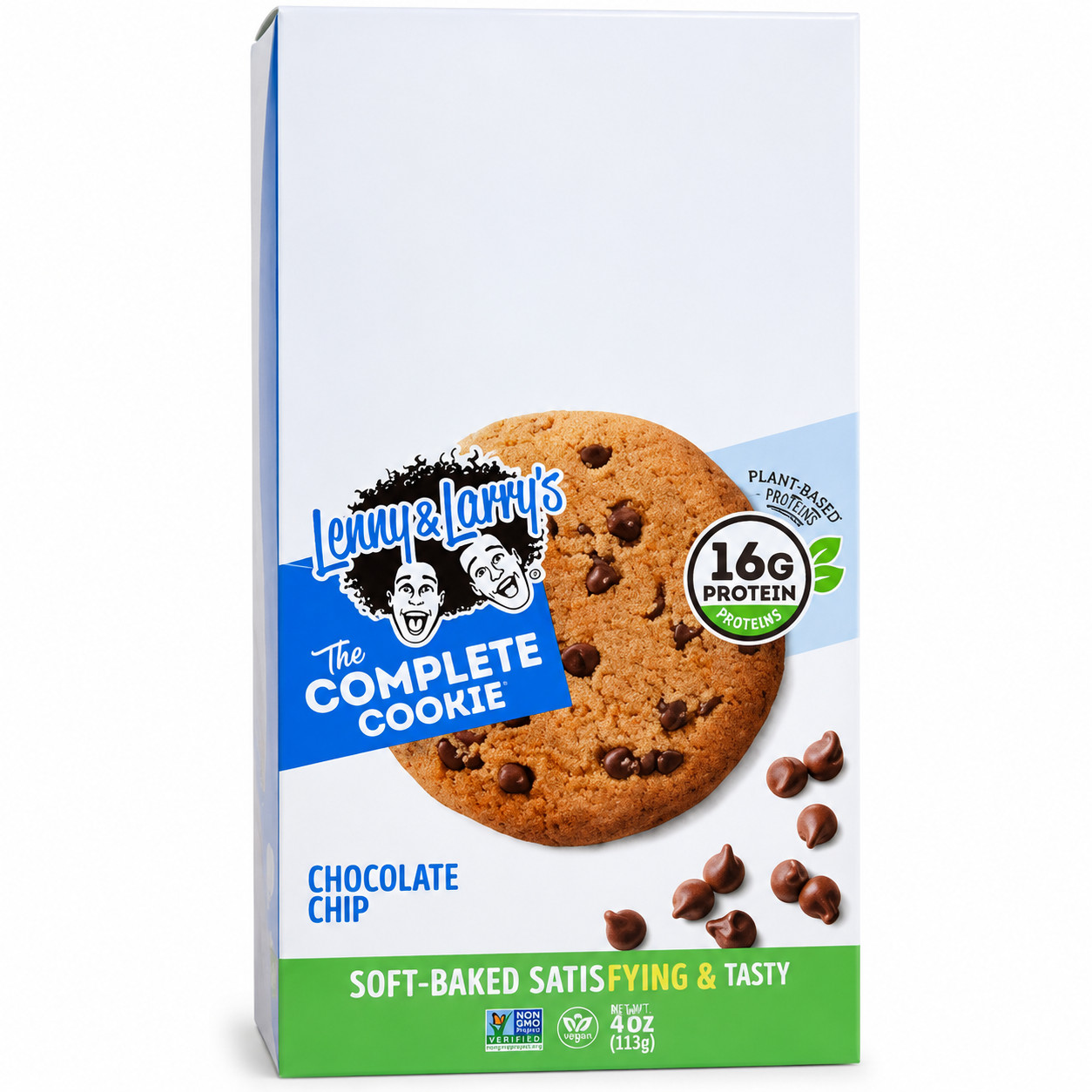 Lenny & Larry’s The Complete Cookie Chocolate Chip 4 oz 12 Pack Each (Pack of 3)