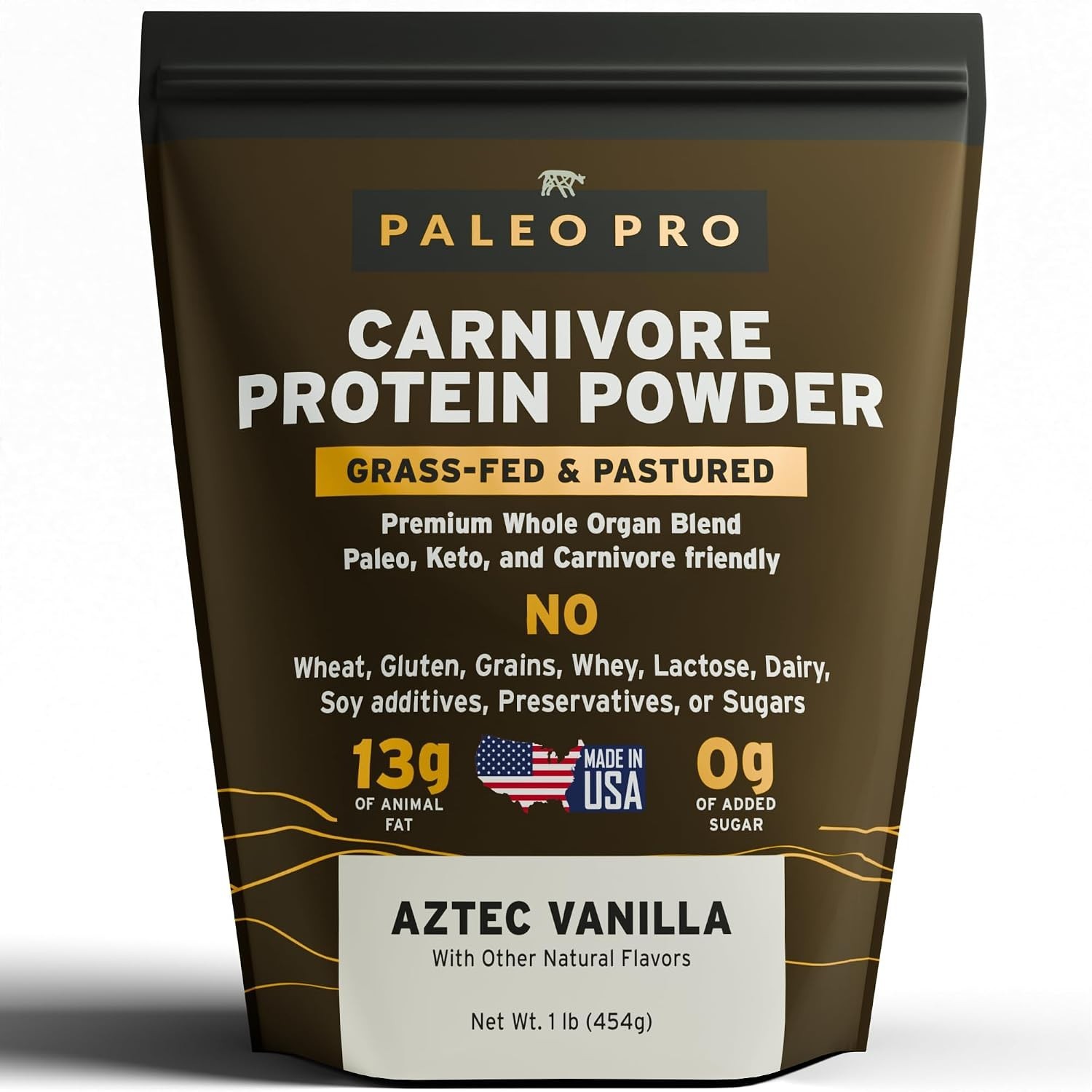 Carnivore Complete Aztec Vanilla Protein – Cage-Free, Grass-Fed & Keto-Friendly