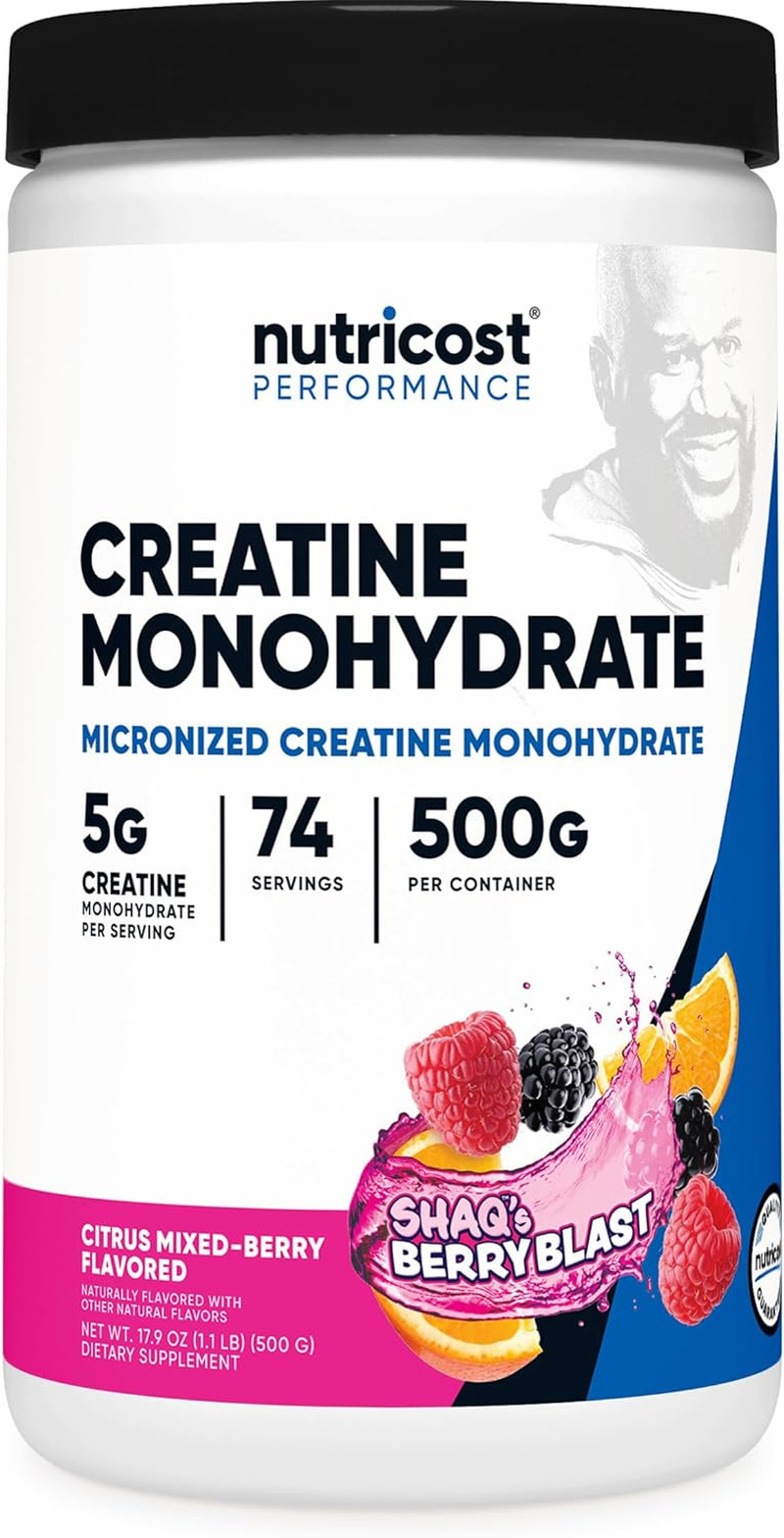 Creatine Monohydrate Micronized Powder 500G, 5000Mg per Serv (5G) – 100 Serving