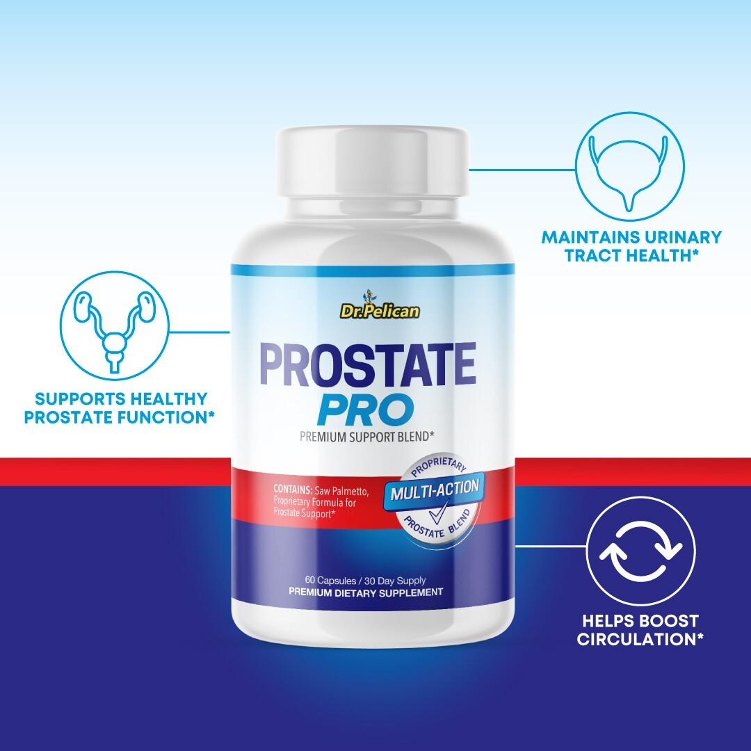 Prostate Pro- Support Supplement for Men – Urinary & Bladder Health-1 Bottles
