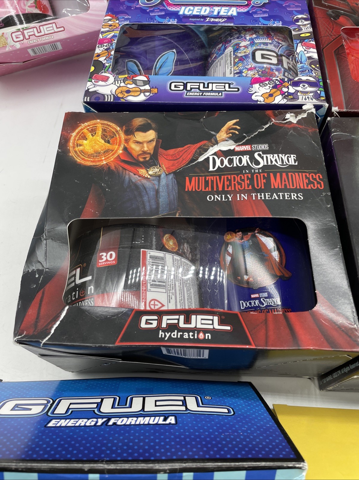 LOT OF 20 IN BOX SPECIAL EDITION G-FUEL ! All NEW W/ Shaker And Boxes ! READ
