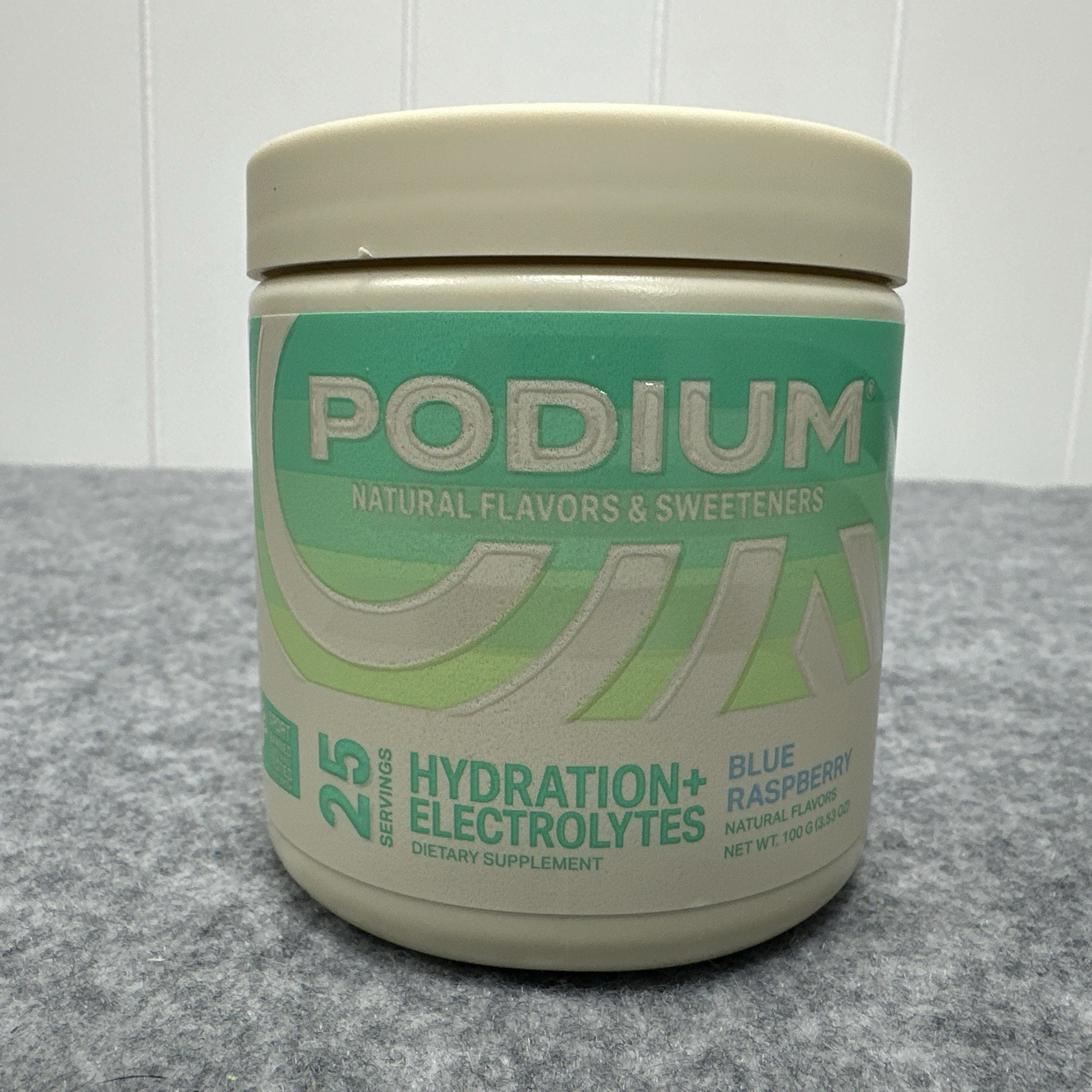 Podium Hydration + Electrolyres Energy Drink – Blue Raspberry – Exp: 1/2026
